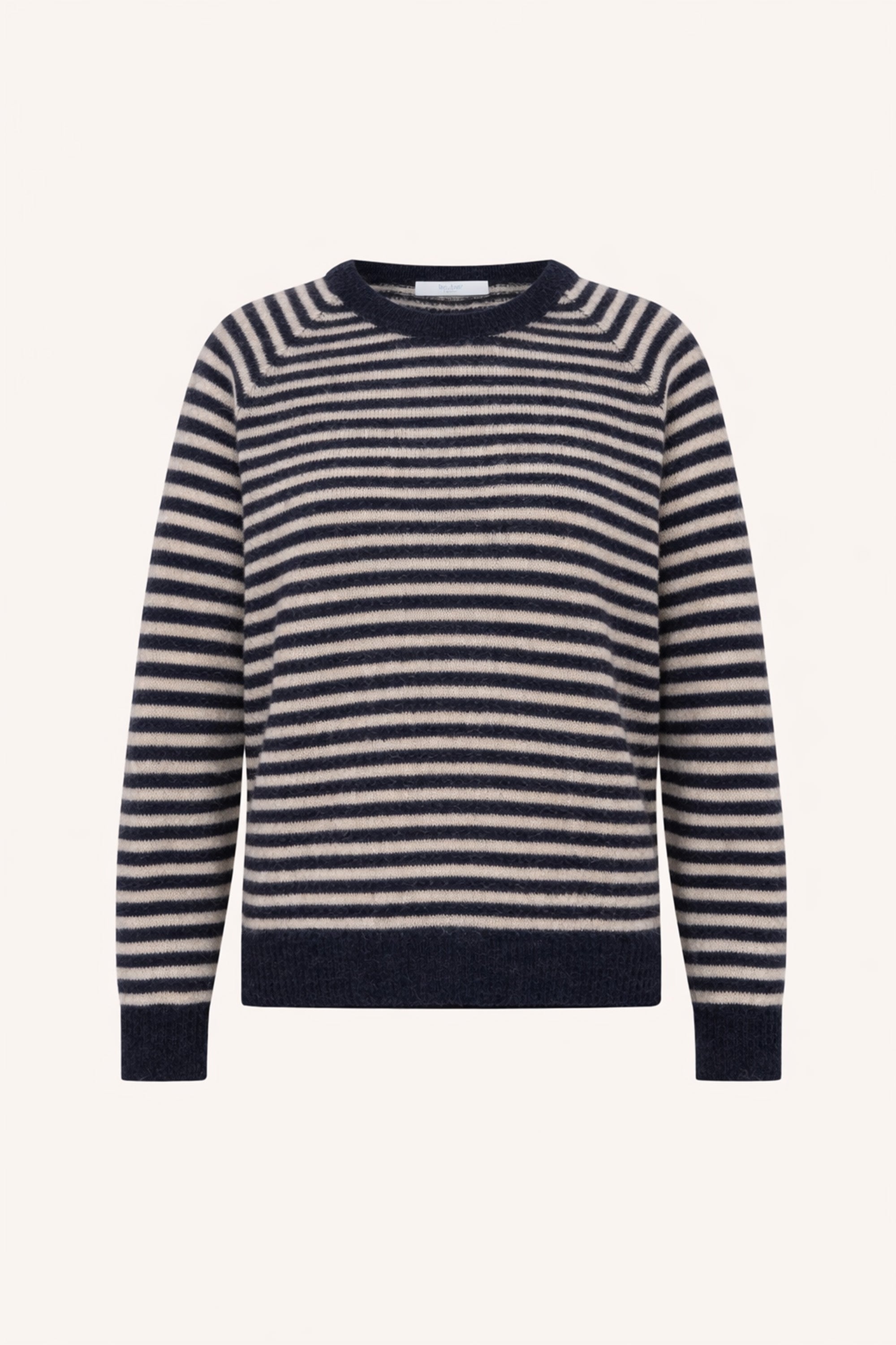 sally stripe pullover | midnight marine stripe