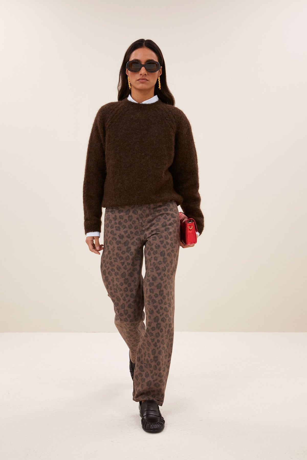 falon pullover | deep brown