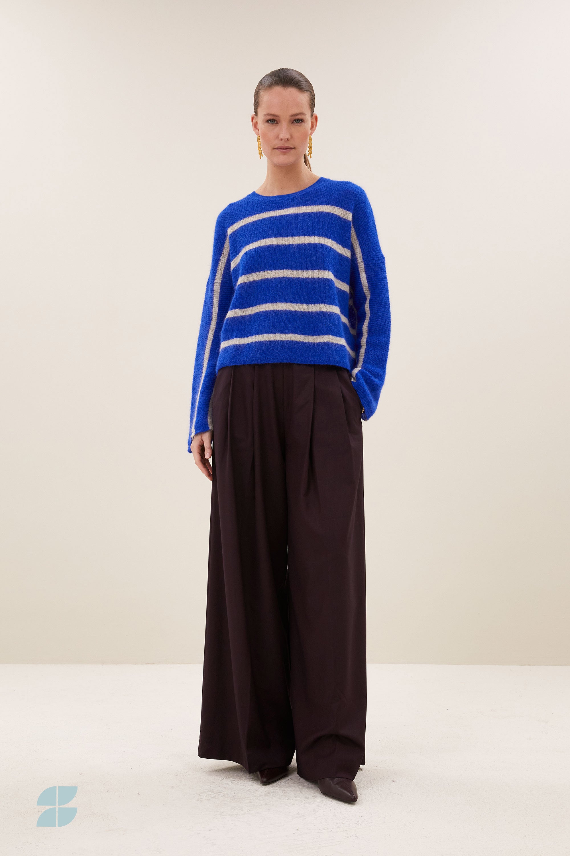vide stripe pullover | off white stripe