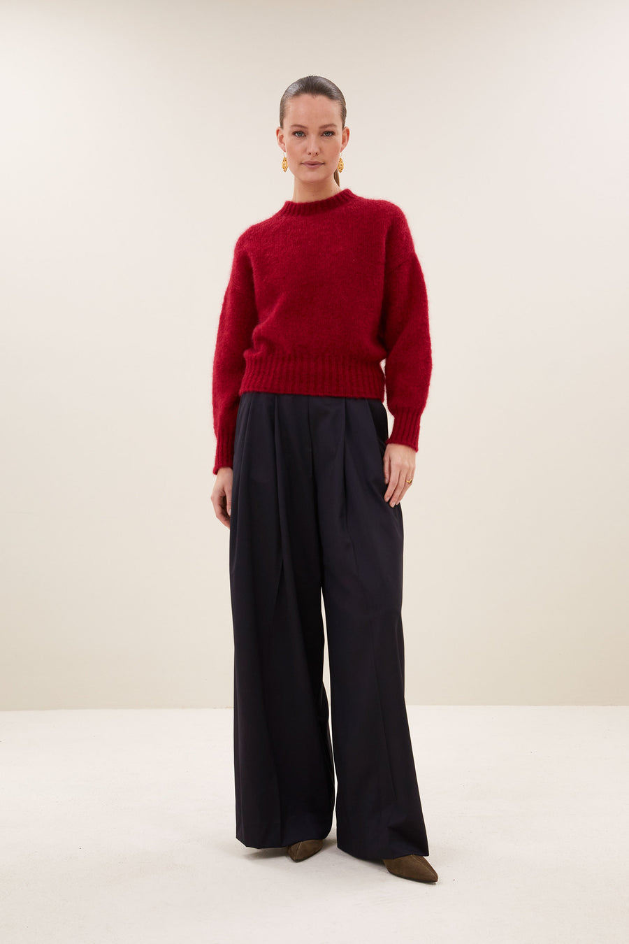 sonny pullover | wine rose