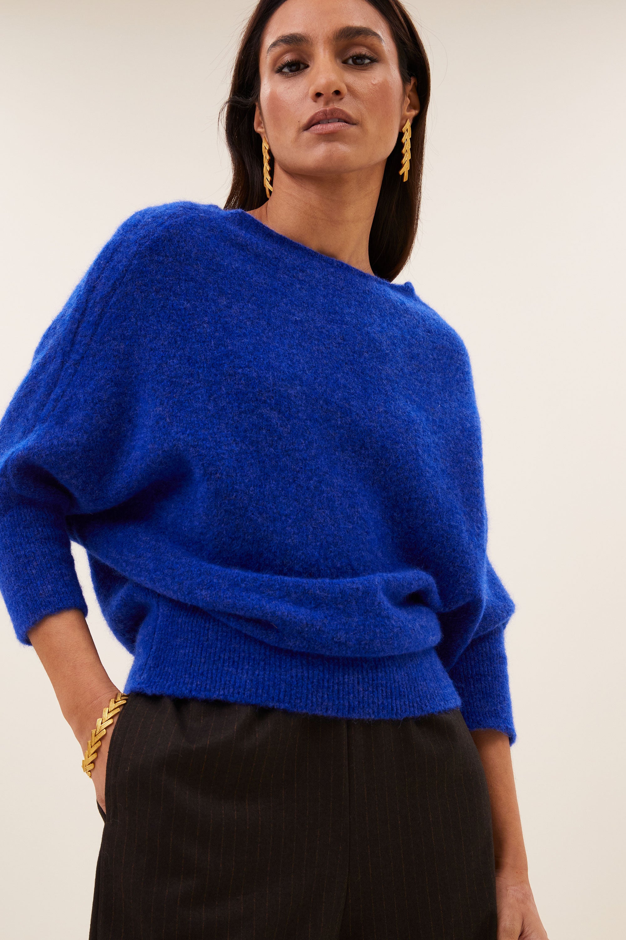 kyoto pullover | queens blue