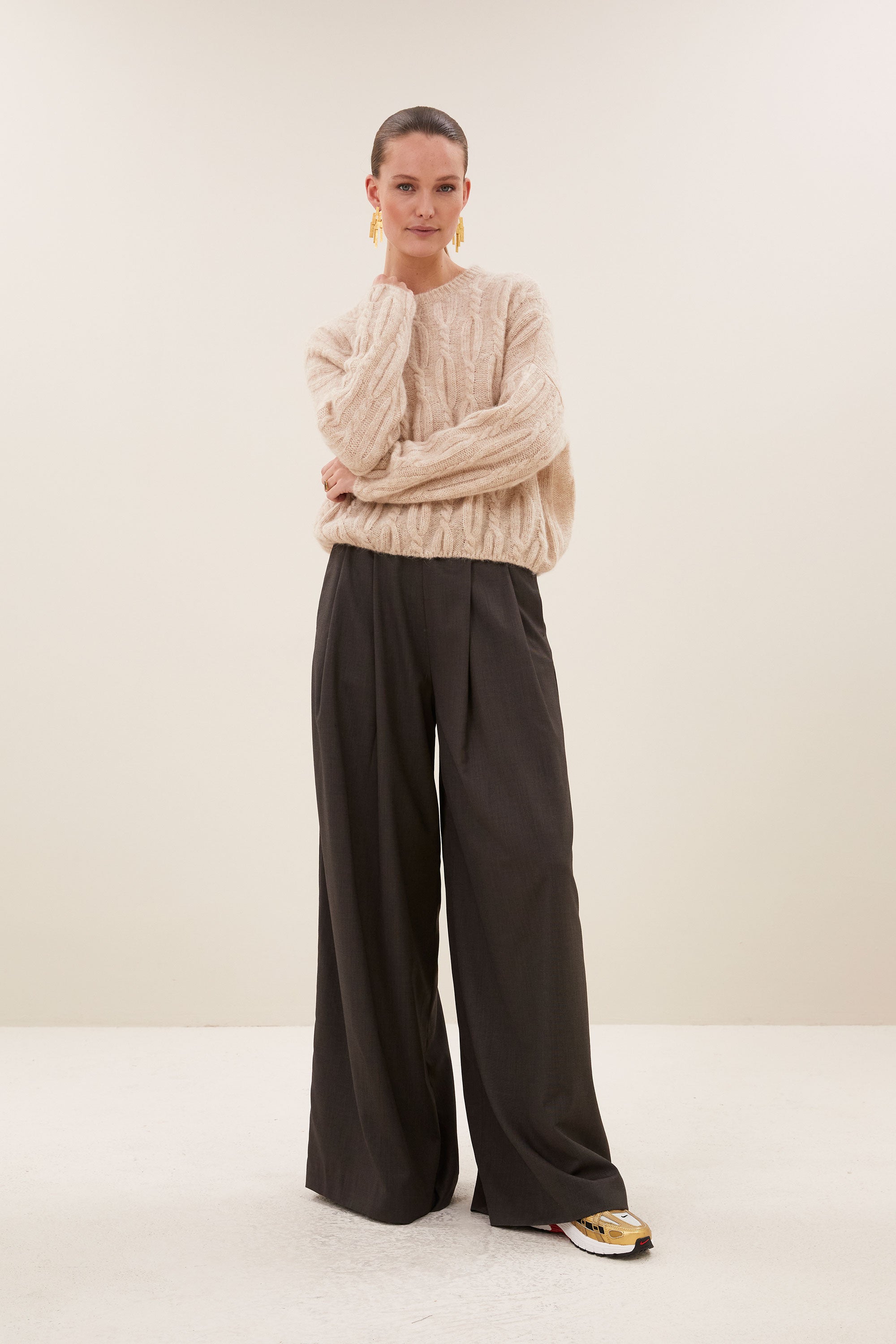 sef pants | dark brown