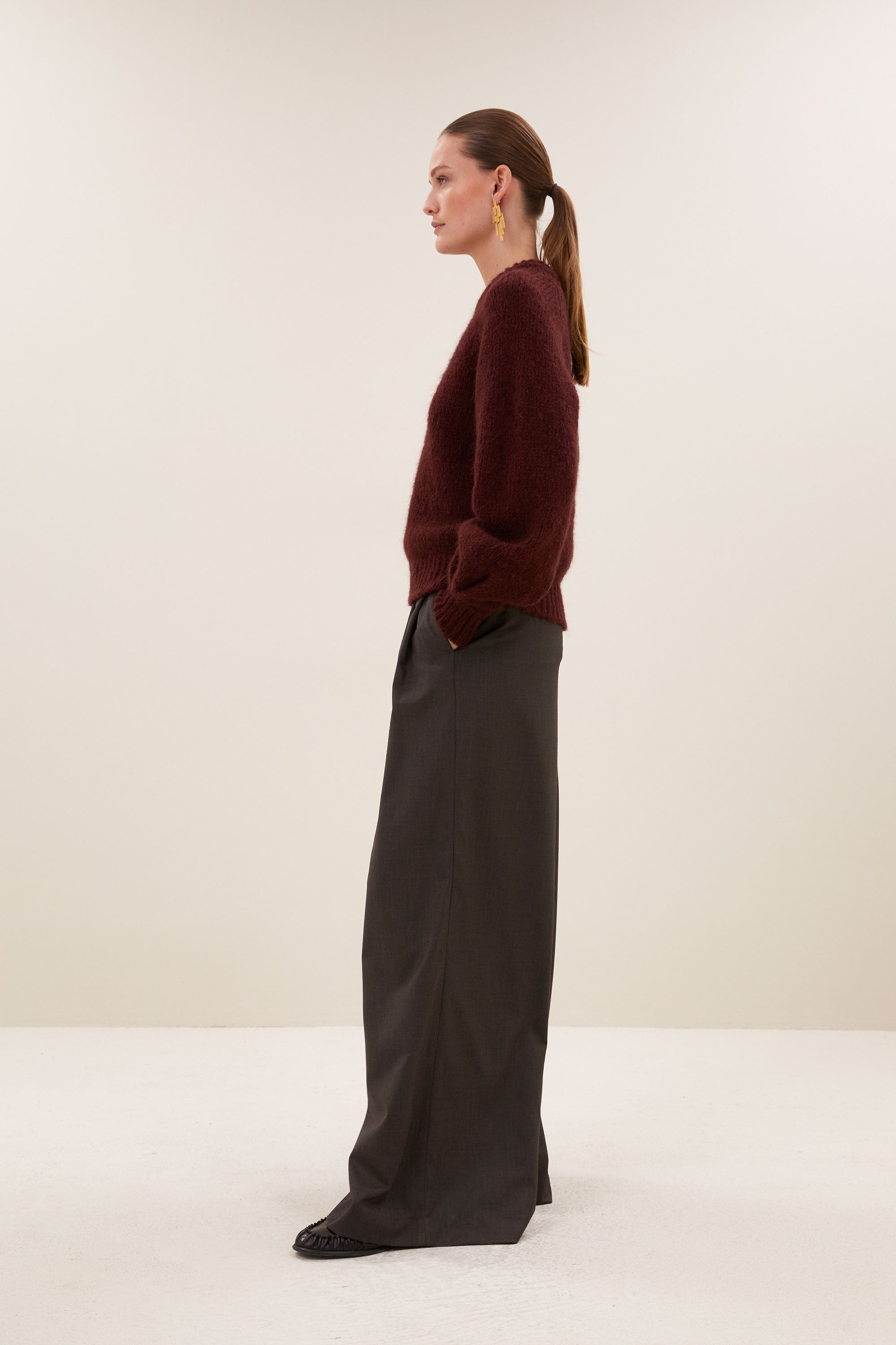 sef pants | dark brown