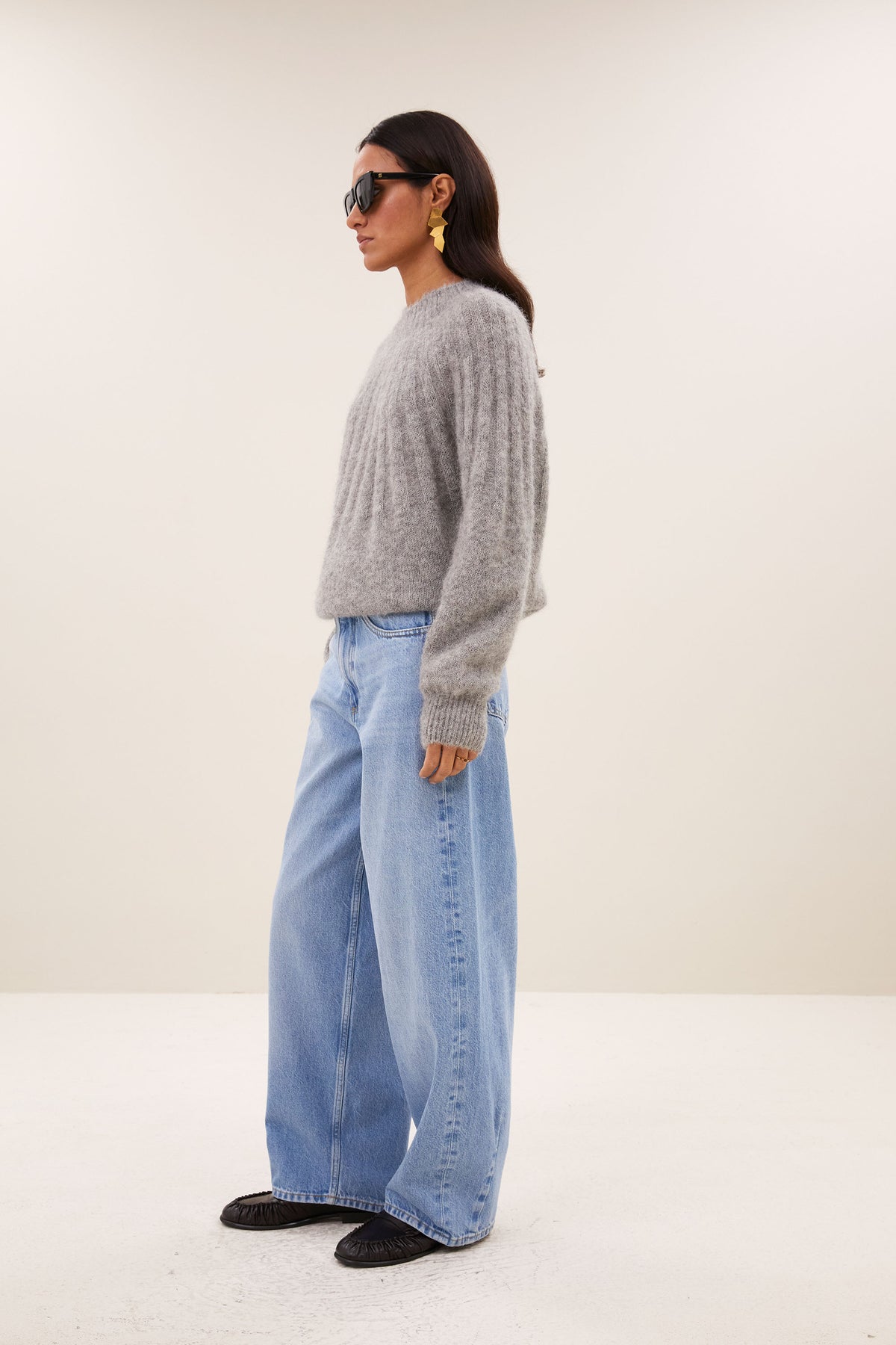 zoe pullover | grey melee