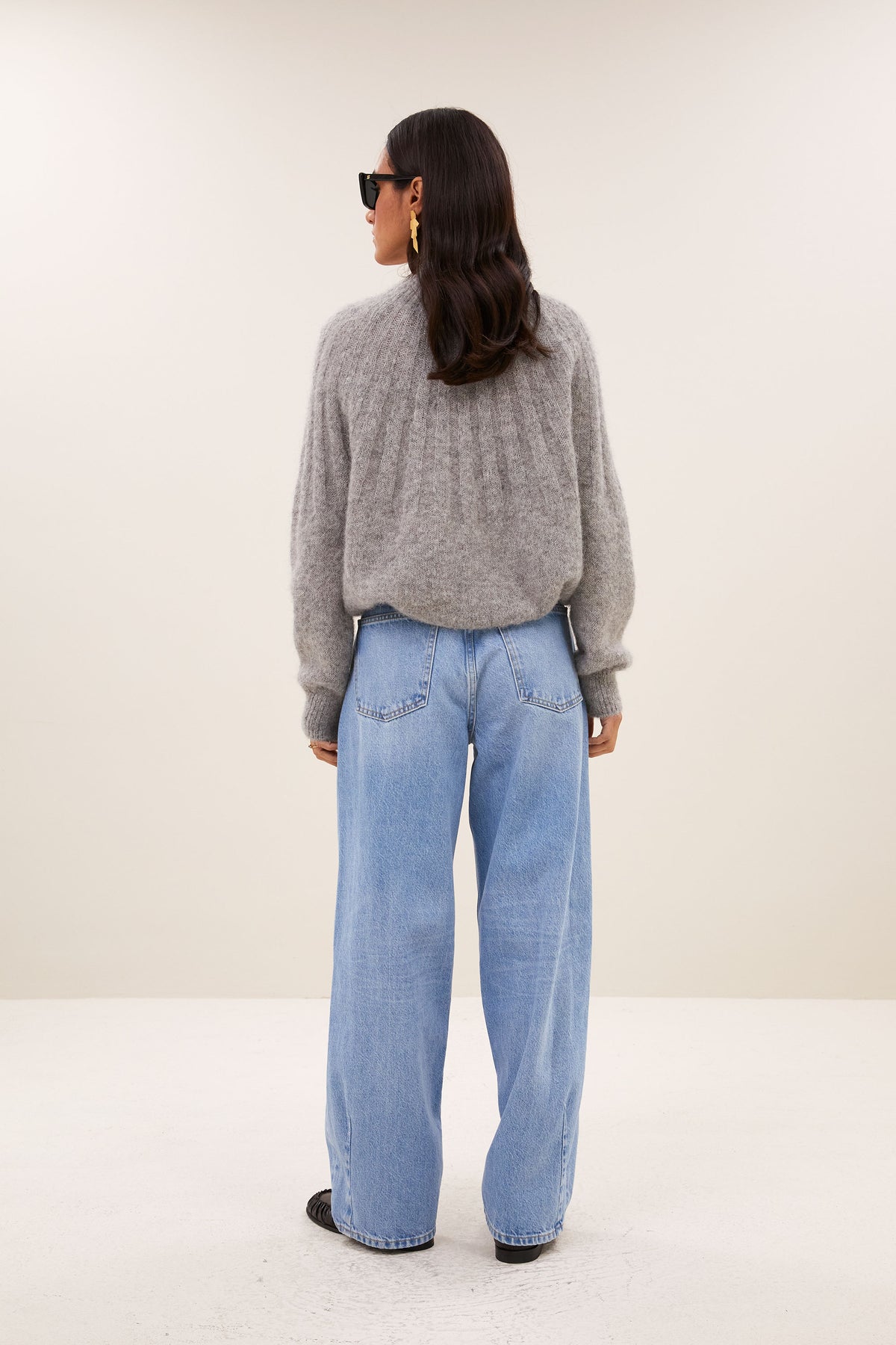zoe pullover | grey melee