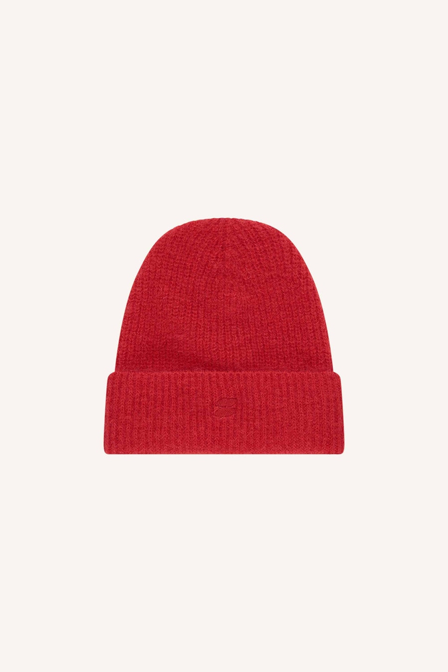 logo beanie | scarlet red
