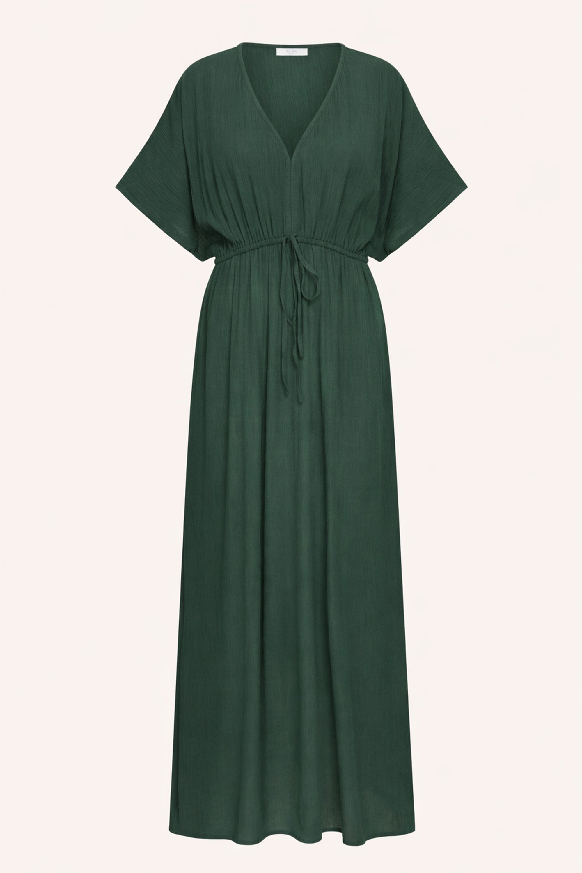 long twill dress | dried basil
