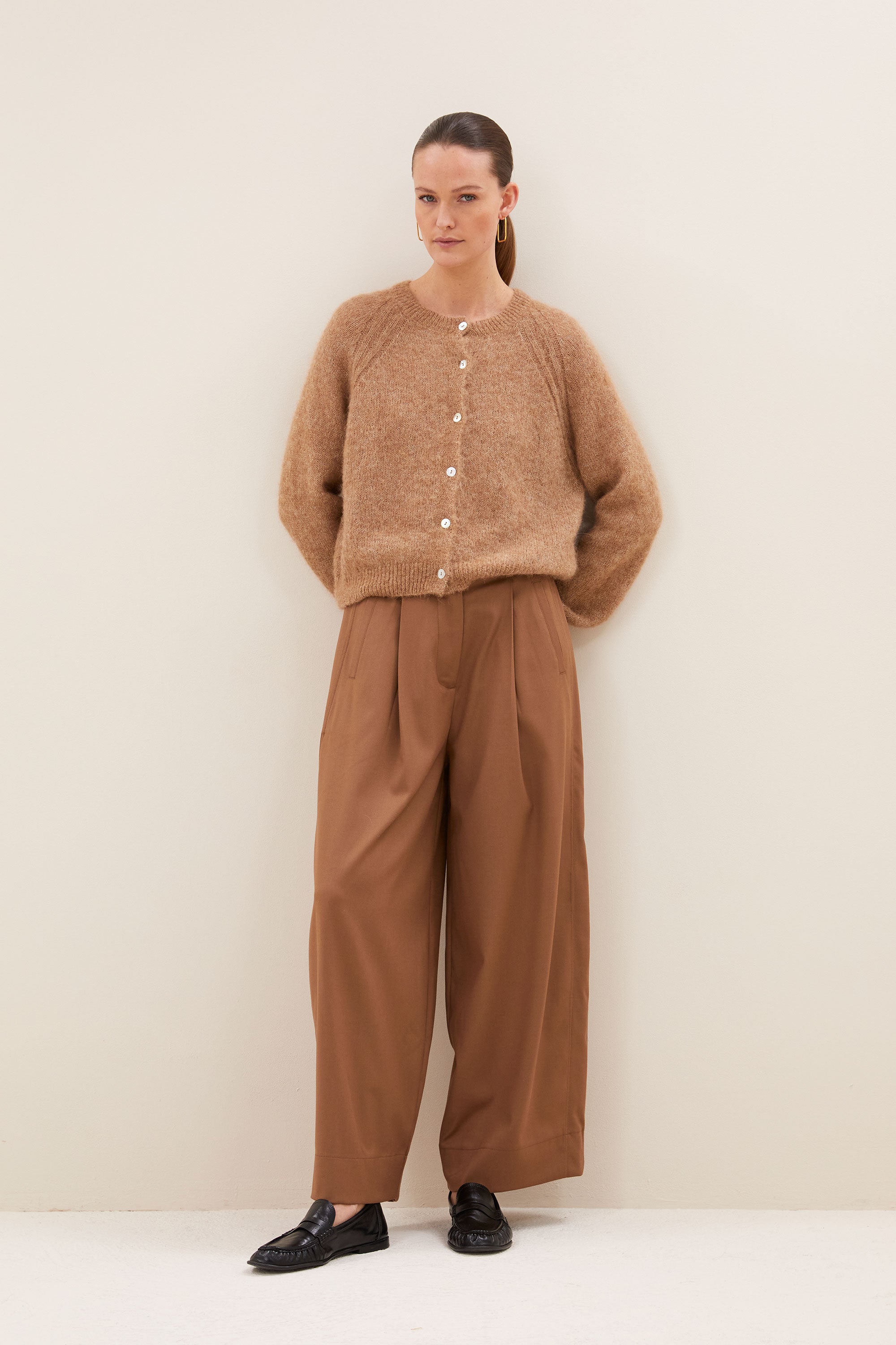jule camel pants | camel