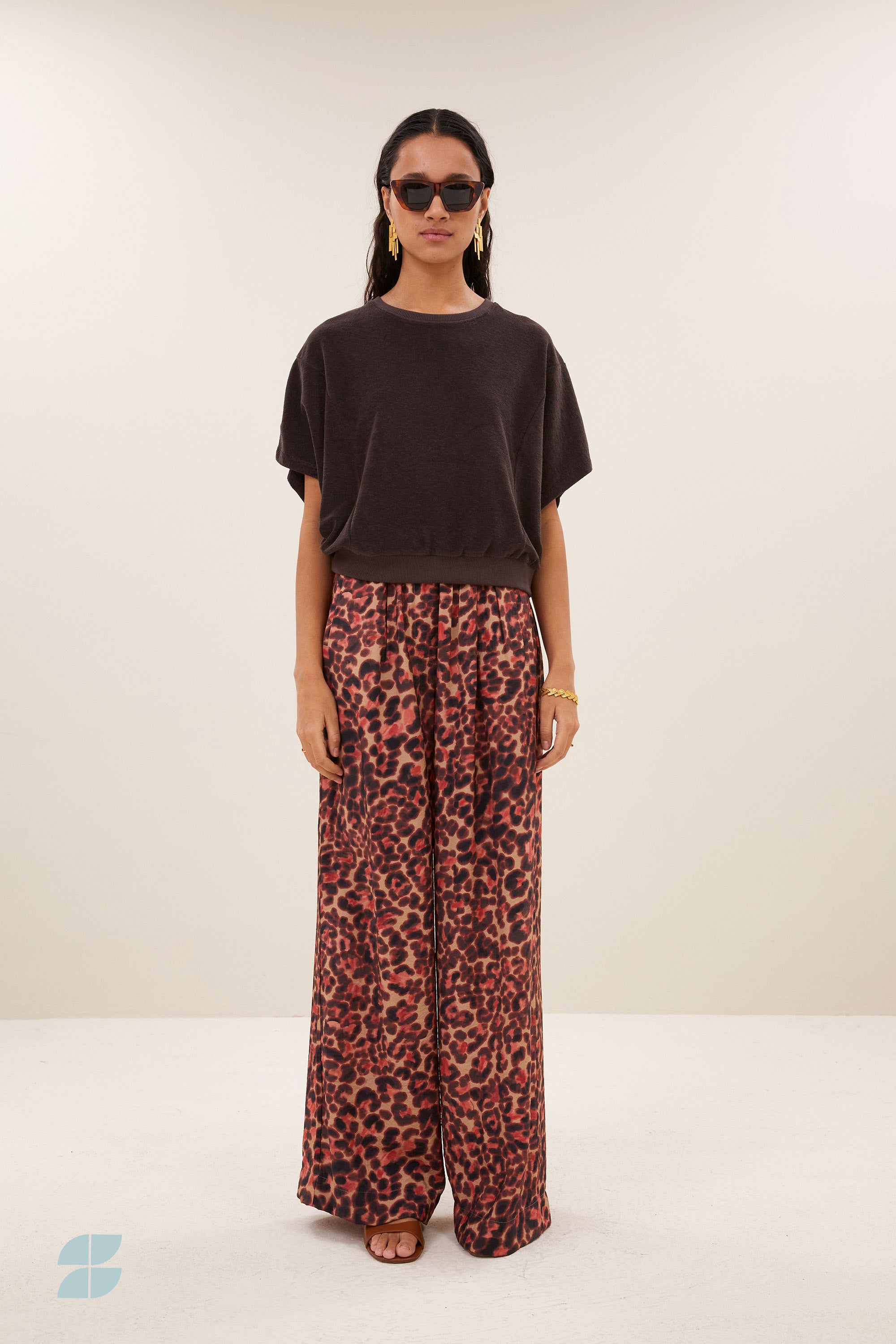 celin cheetah pants | cheetah blush