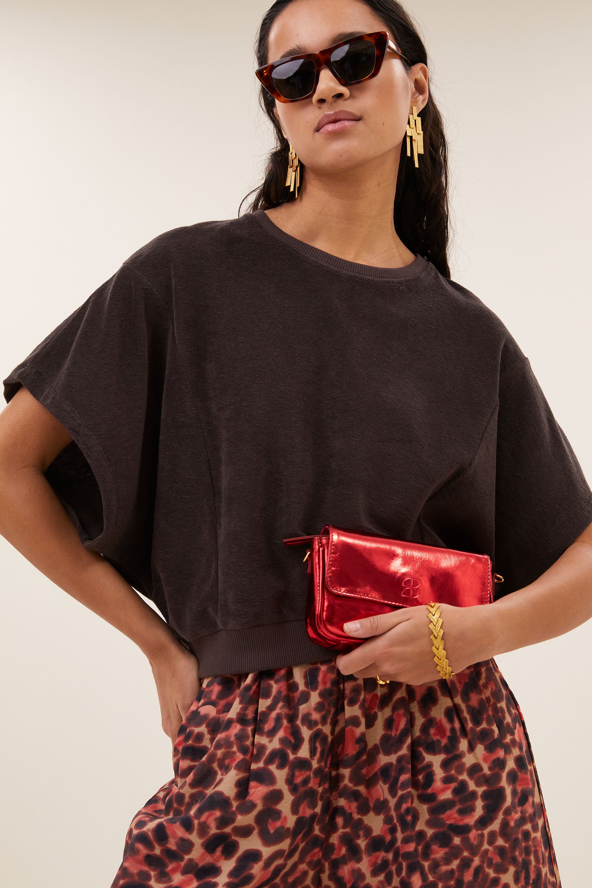 celin cheetah pants | cheetah blush