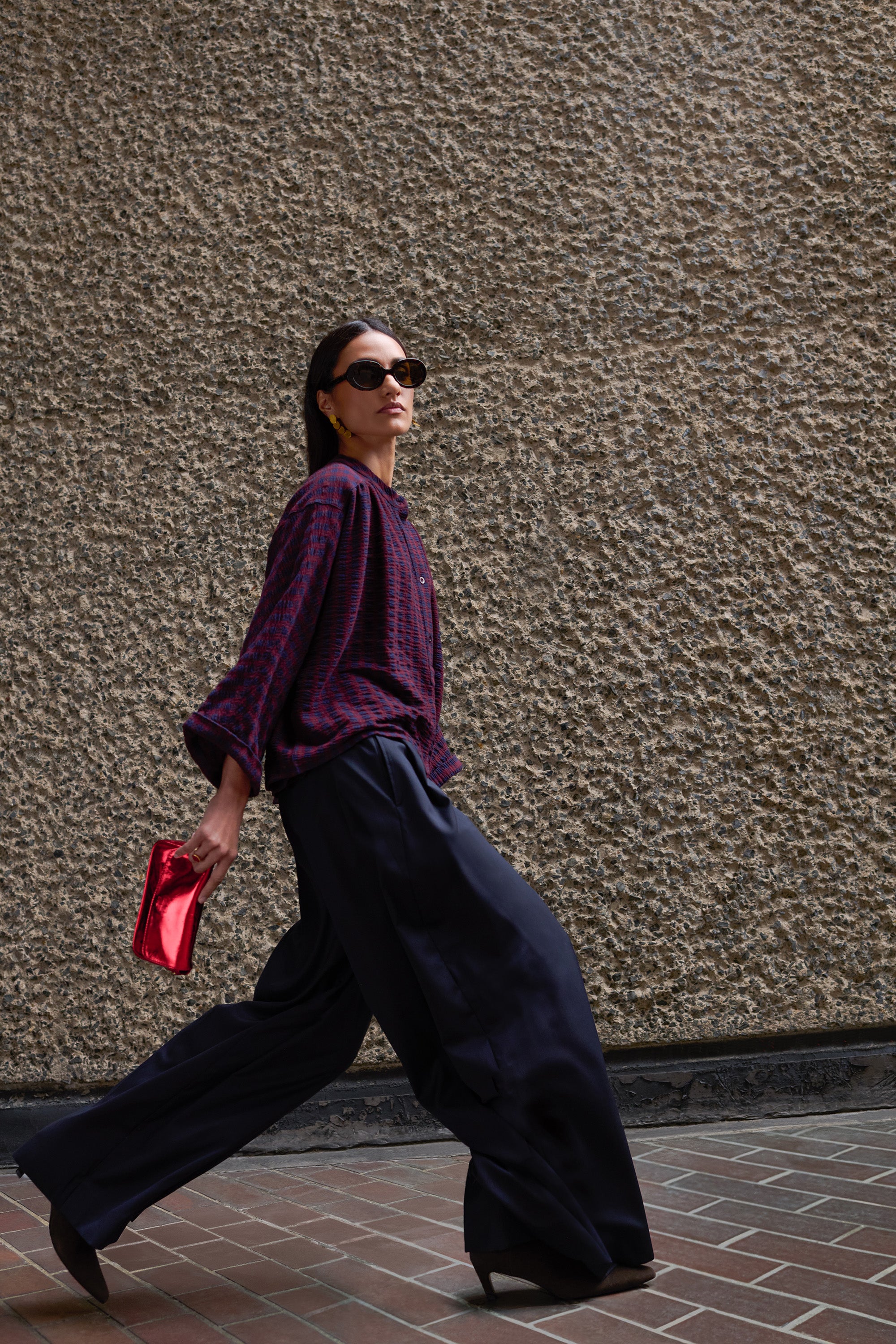 sef solid pants | dark navy