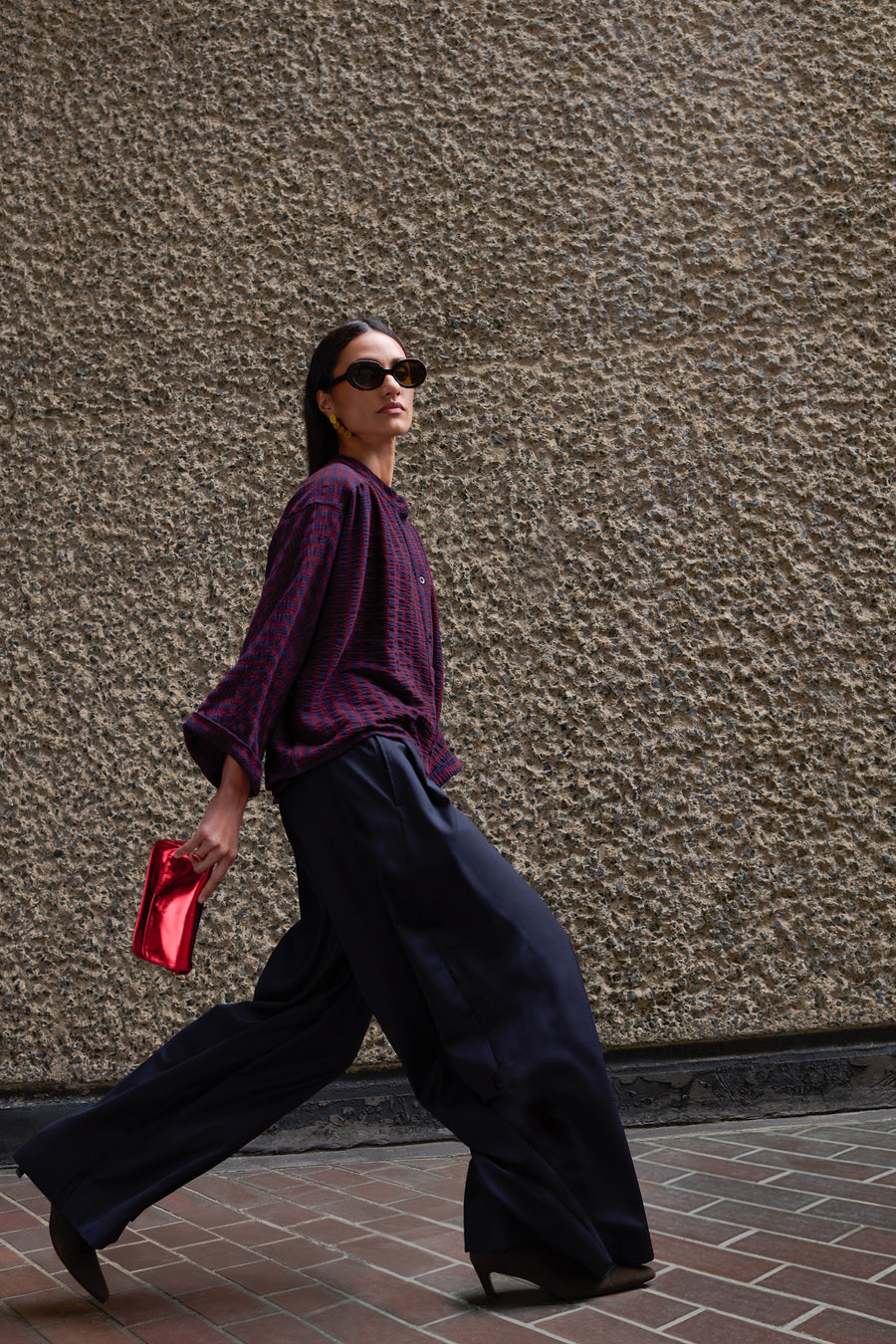 sef solid pants | dark navy