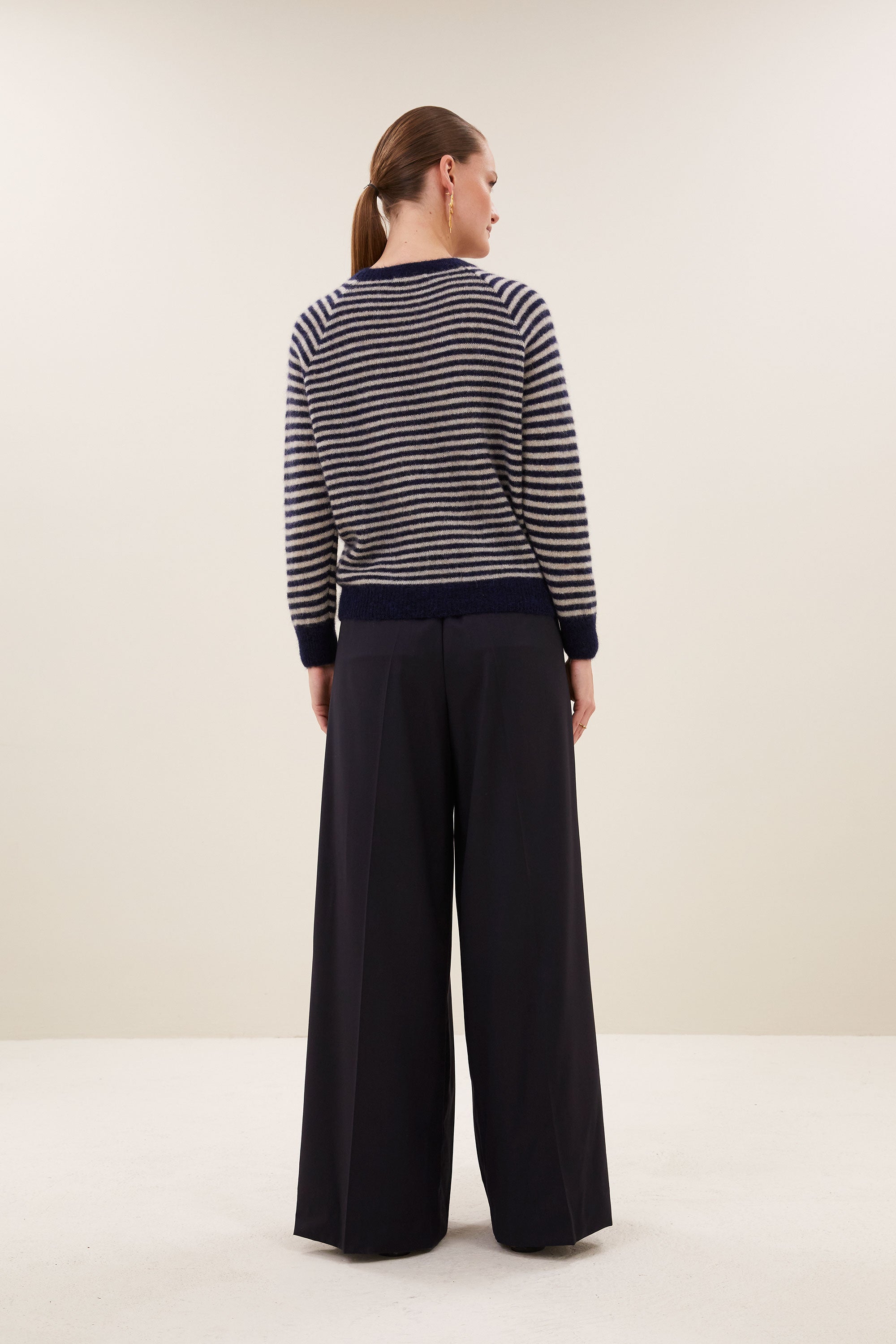 sef solid pants | dark navy