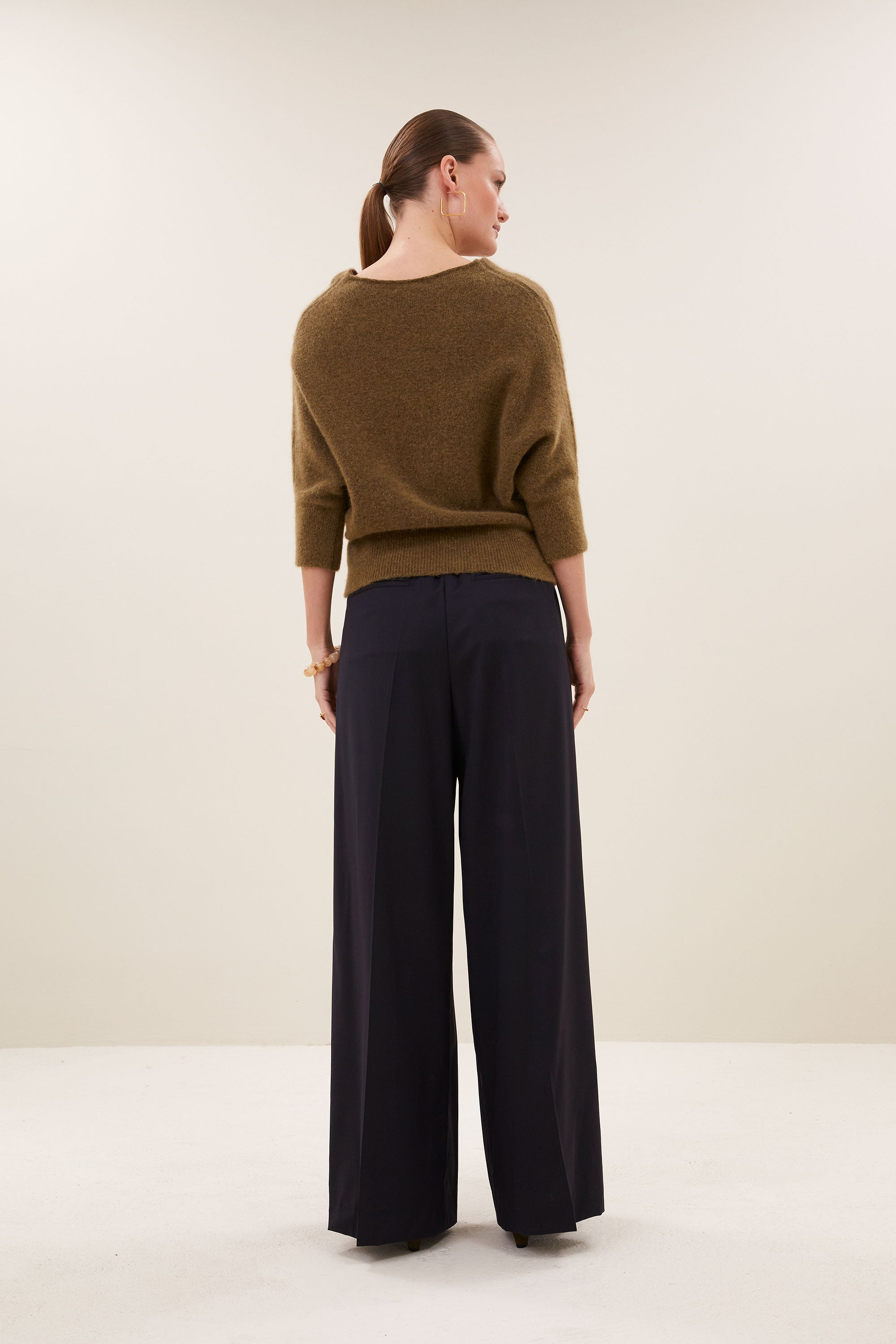 sef solid pants | dark navy