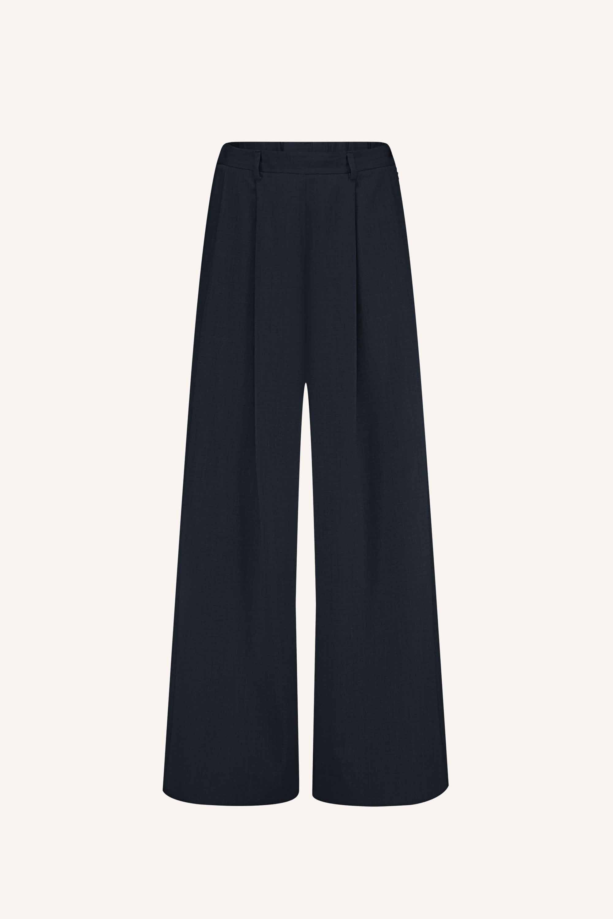 sef solid pants | dark navy