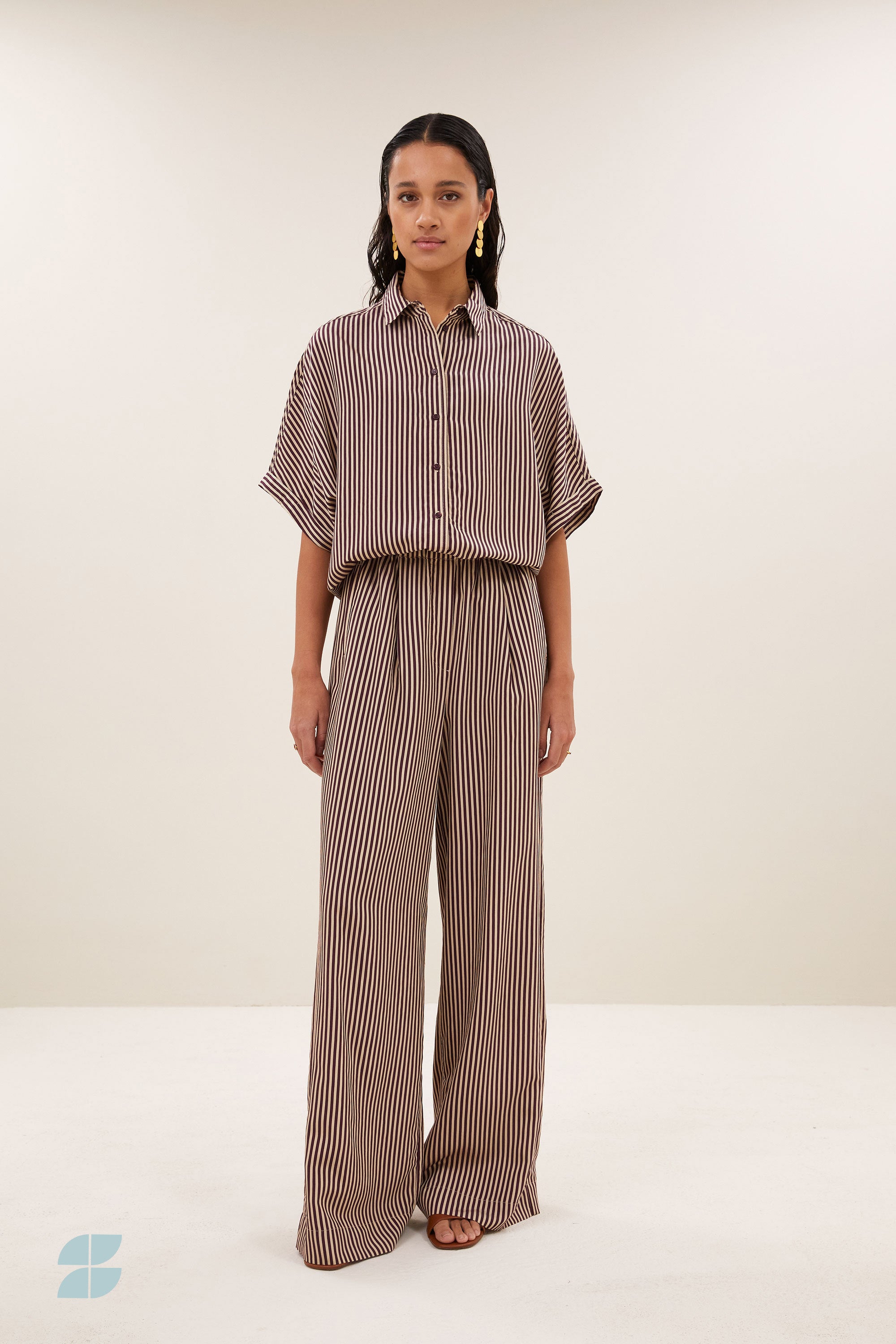 celin stripe pants | burgundy stripe