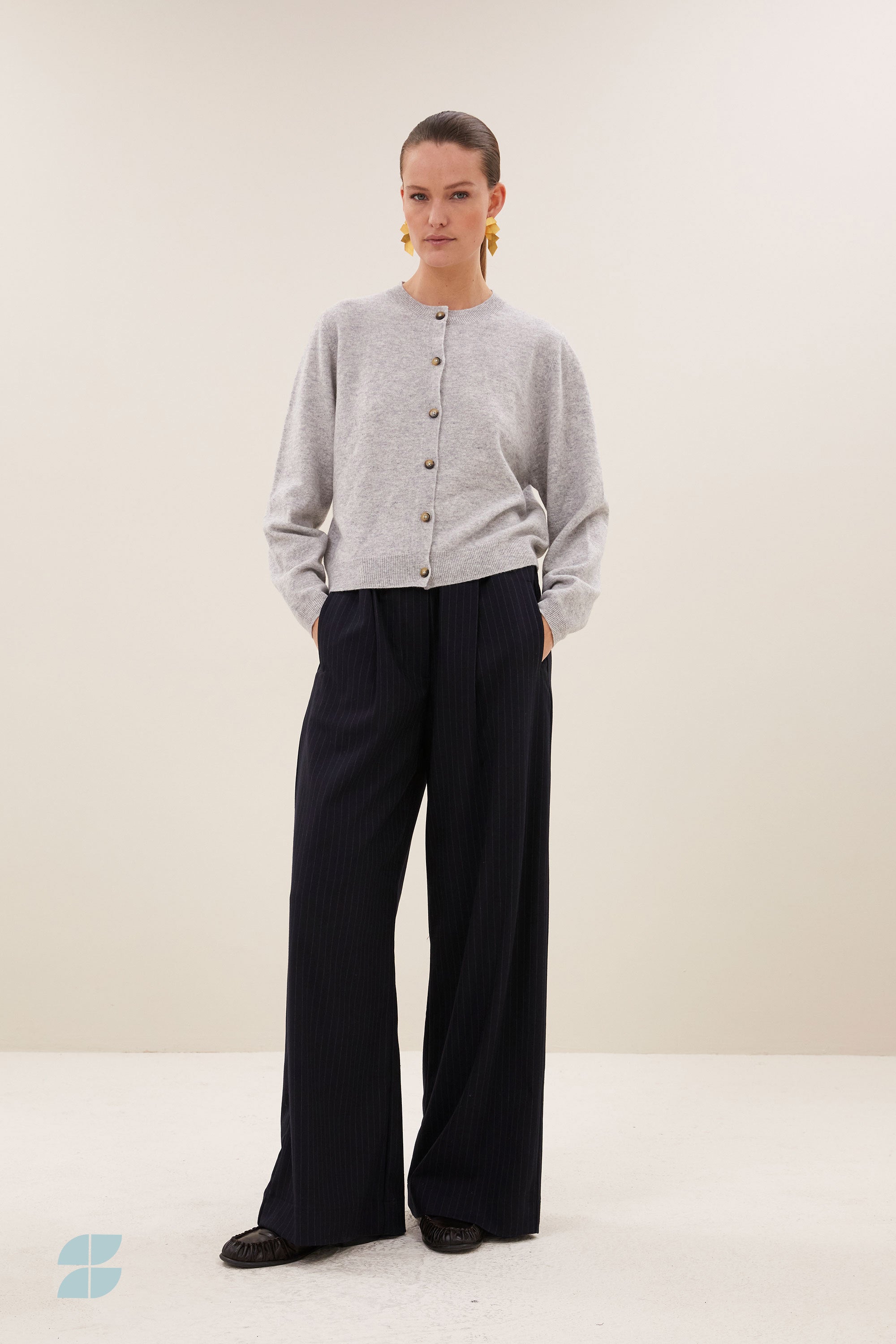 benji pine stripe pants | dark pine stripe