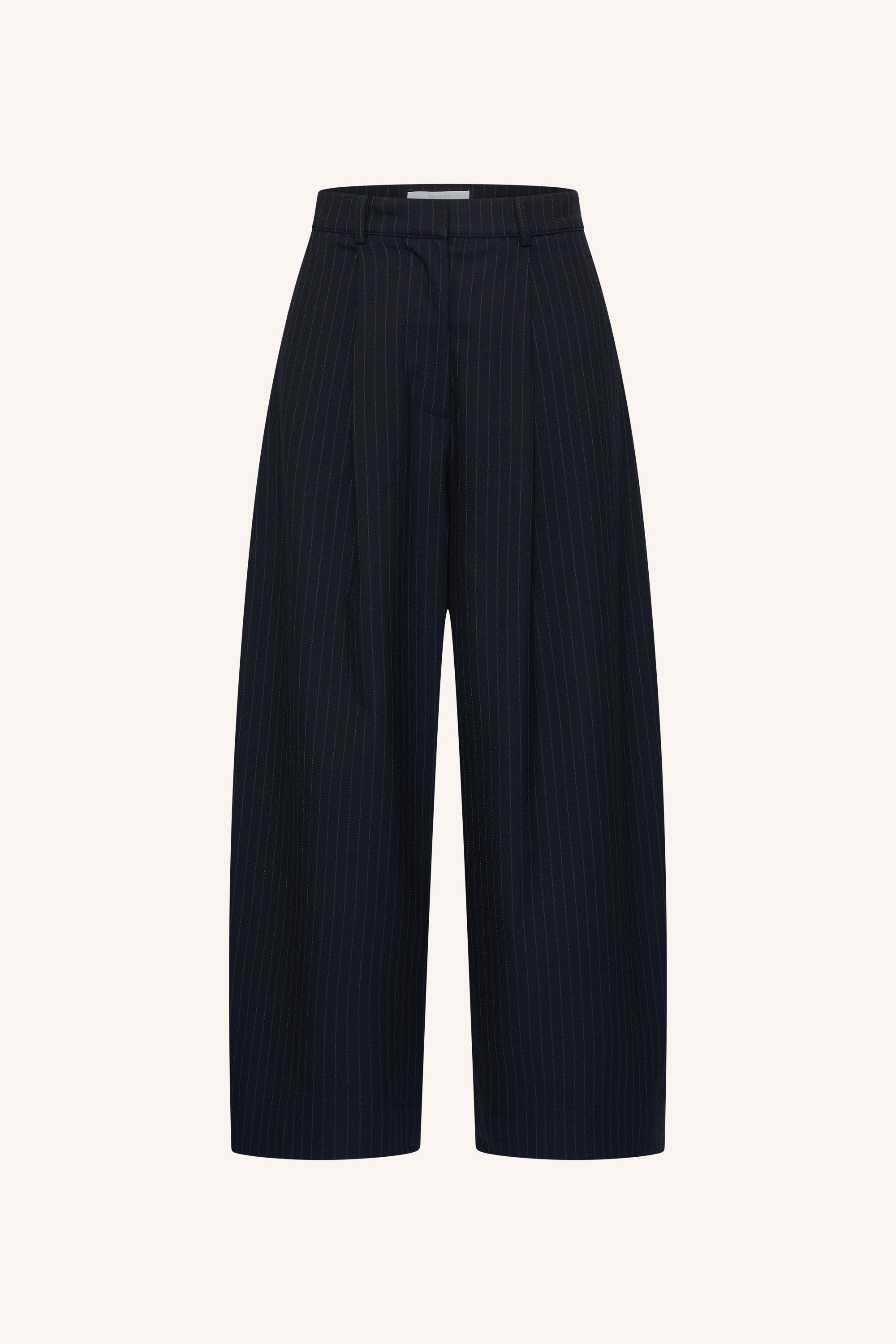 frida pinstripe pants | midnight