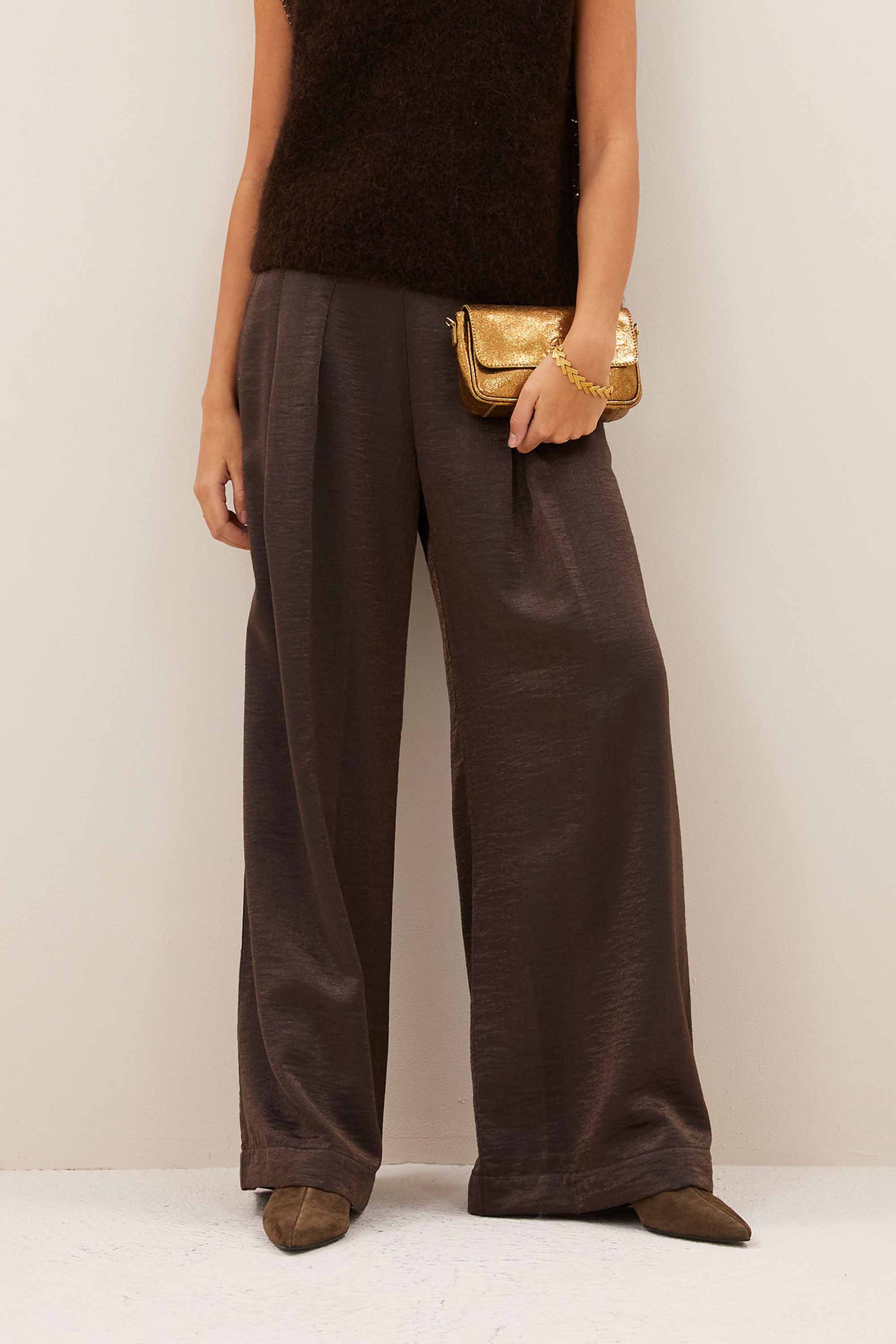 lodi metallic pants | bronze