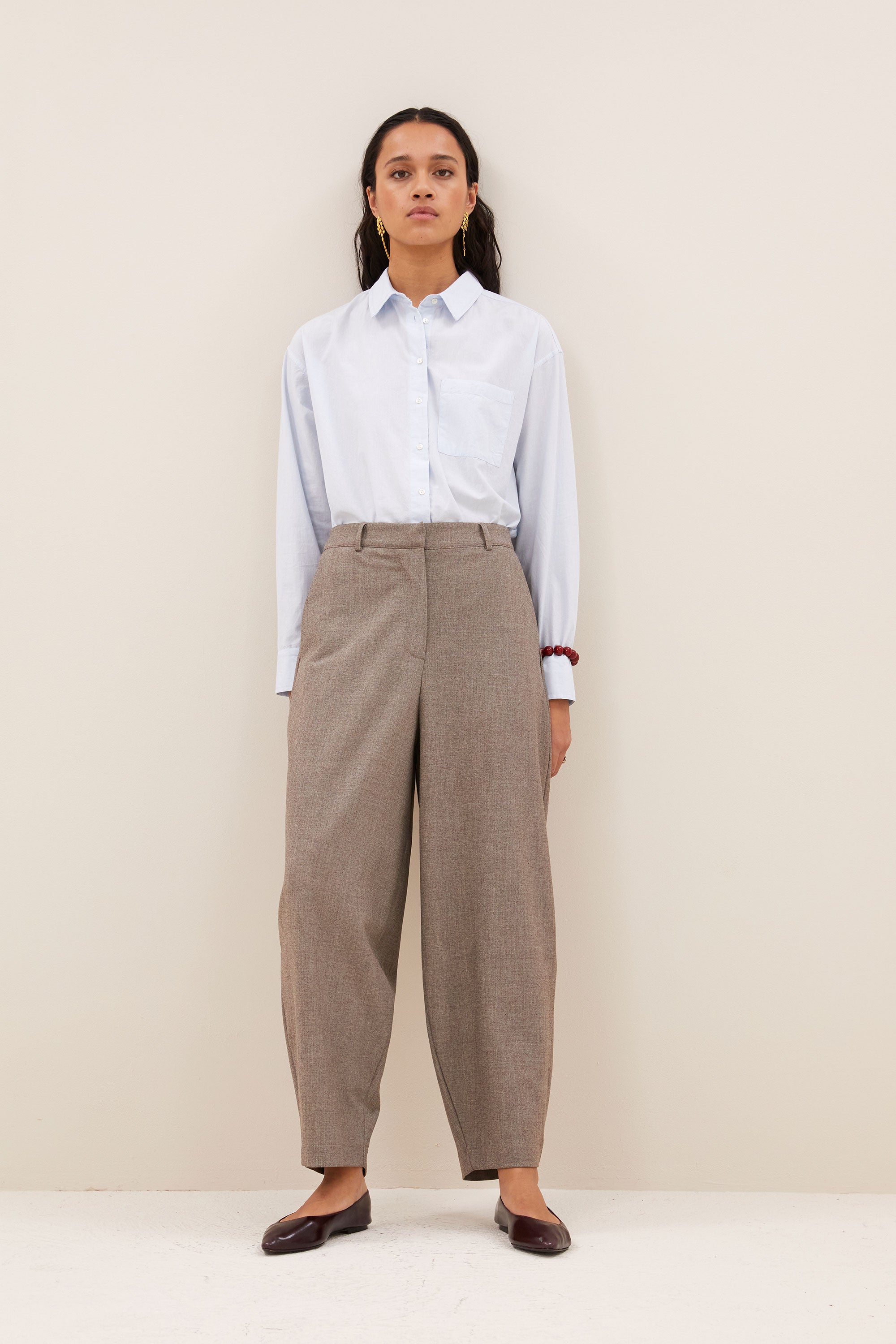 edda-pants-biscuit-melee-all-time classic-gerecycled polyester-ritssluiting-by-bar-extra