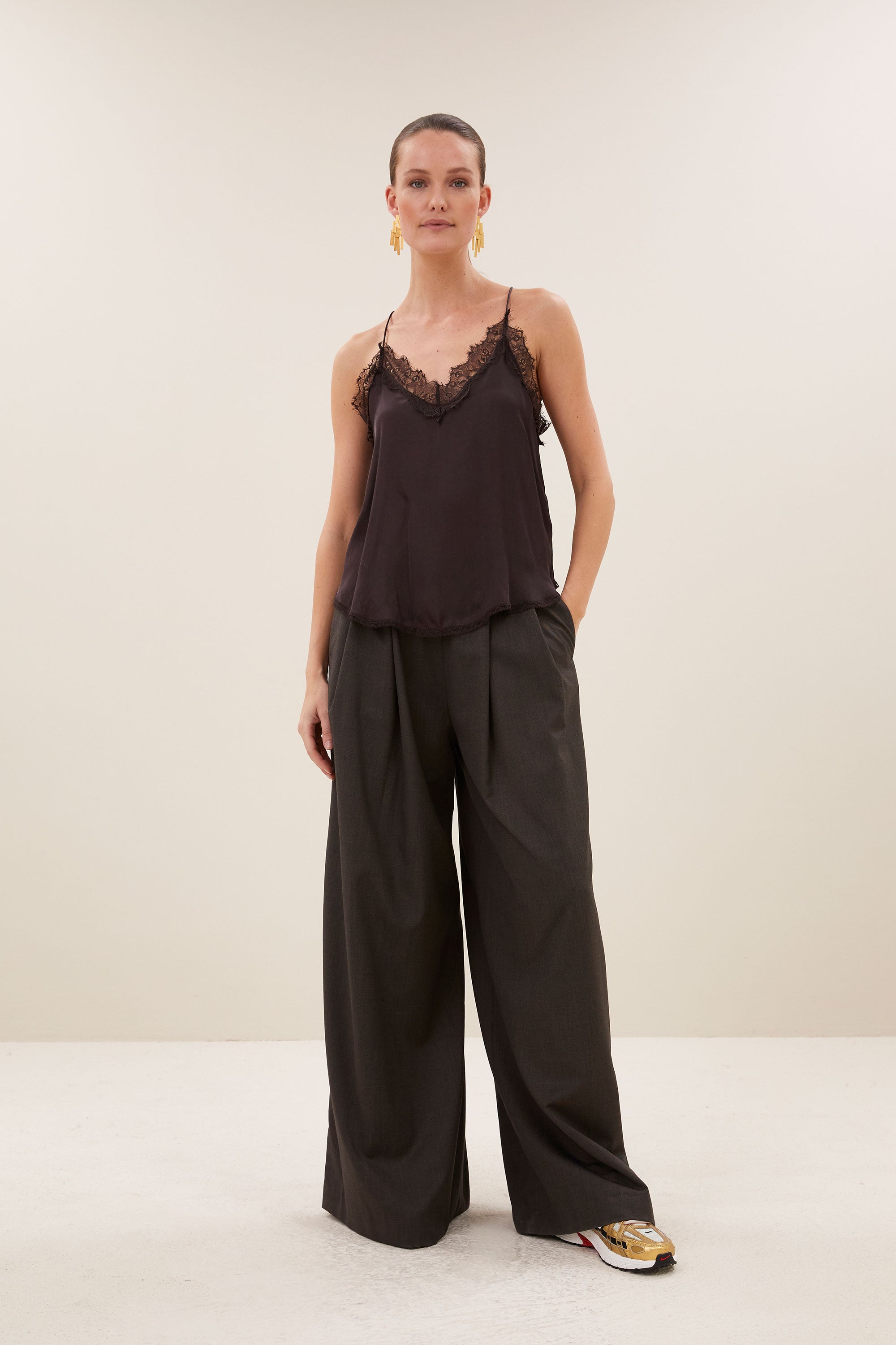 sef pants | dark brown