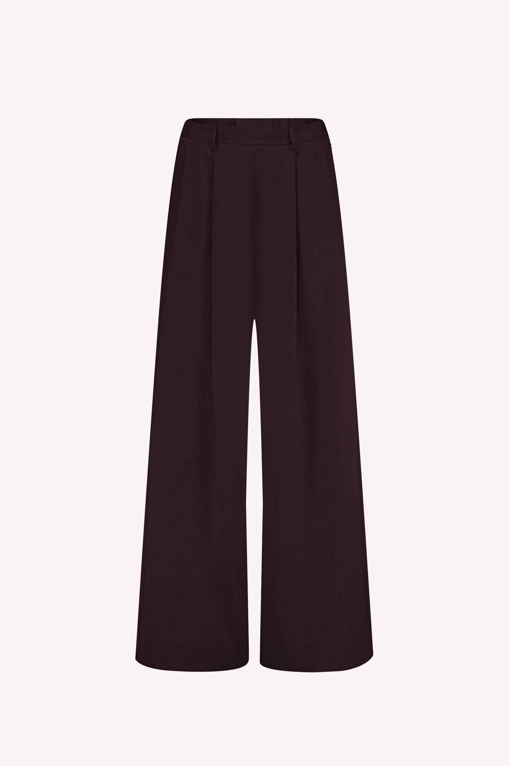 sef pants | dark wine