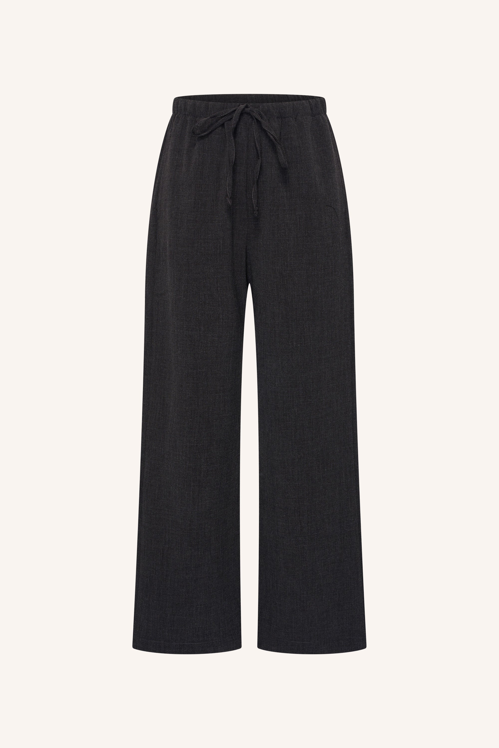 pelle herringbone pants | black herringbone