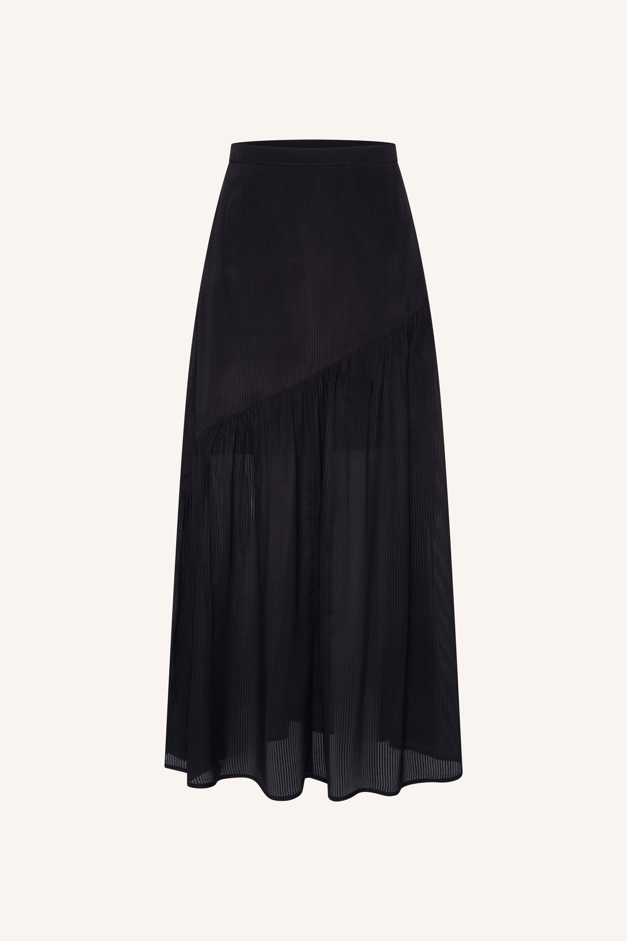 myra viscose skirt | black