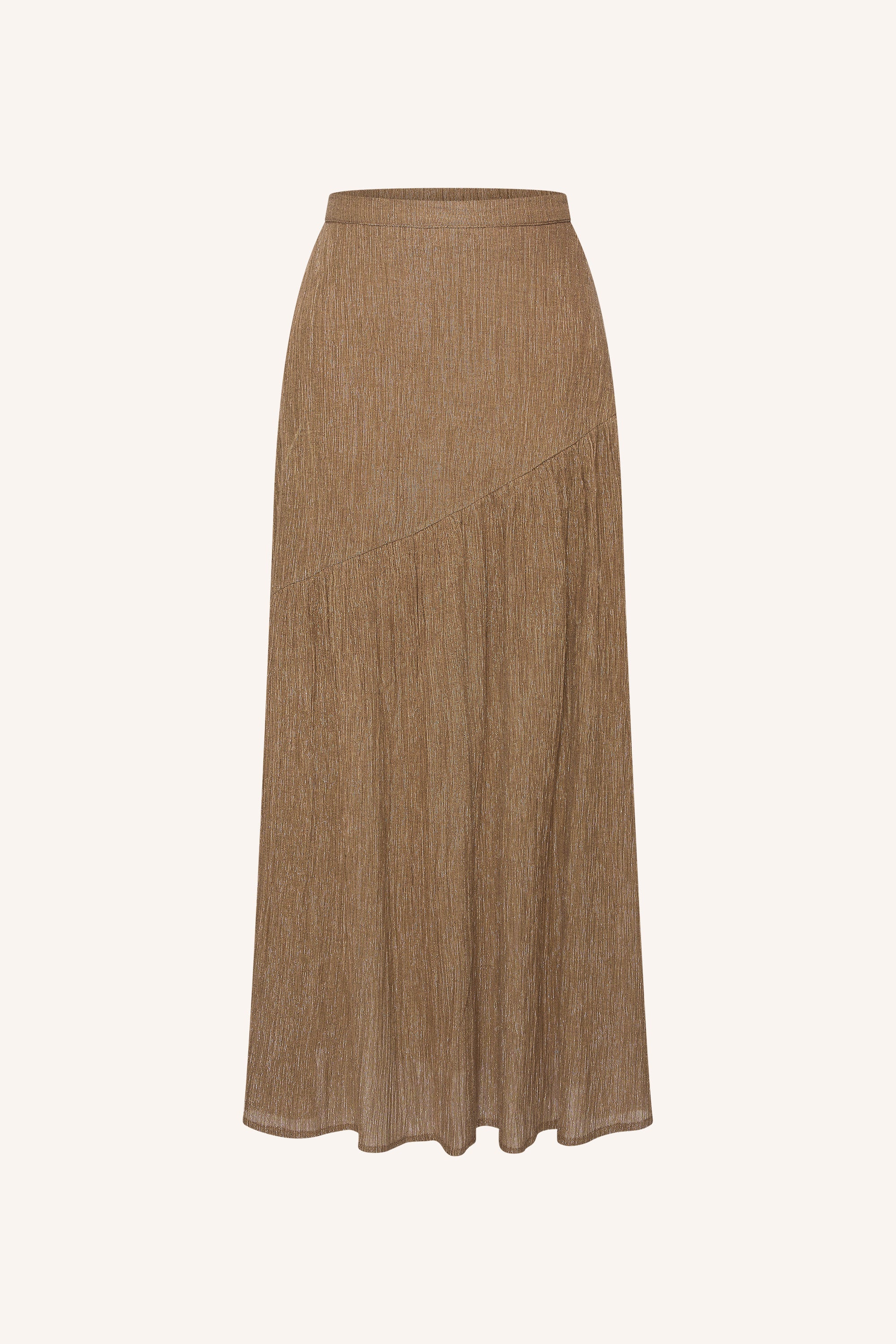 myra lurex skirt | gold