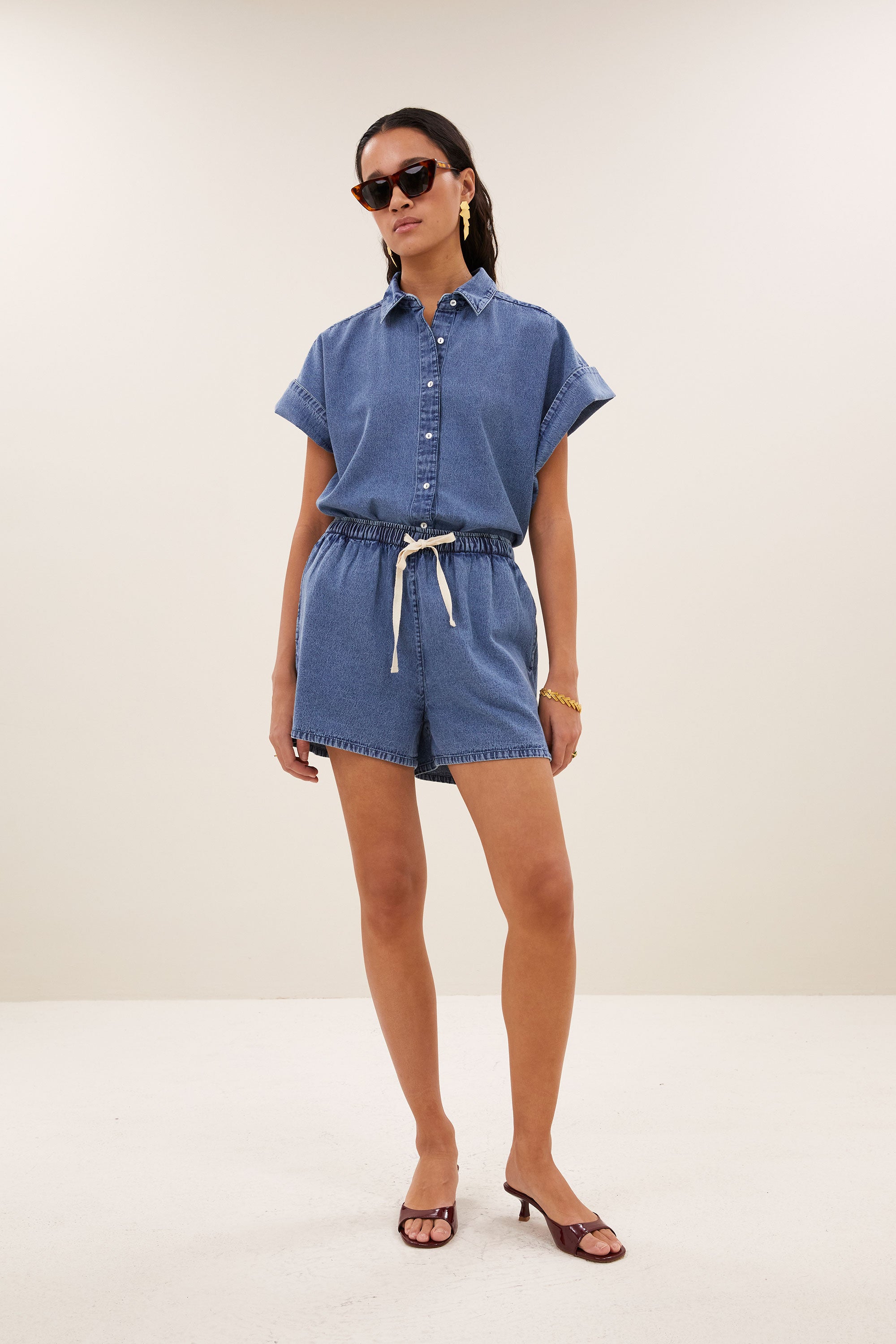 misa denim shorts | medium denim