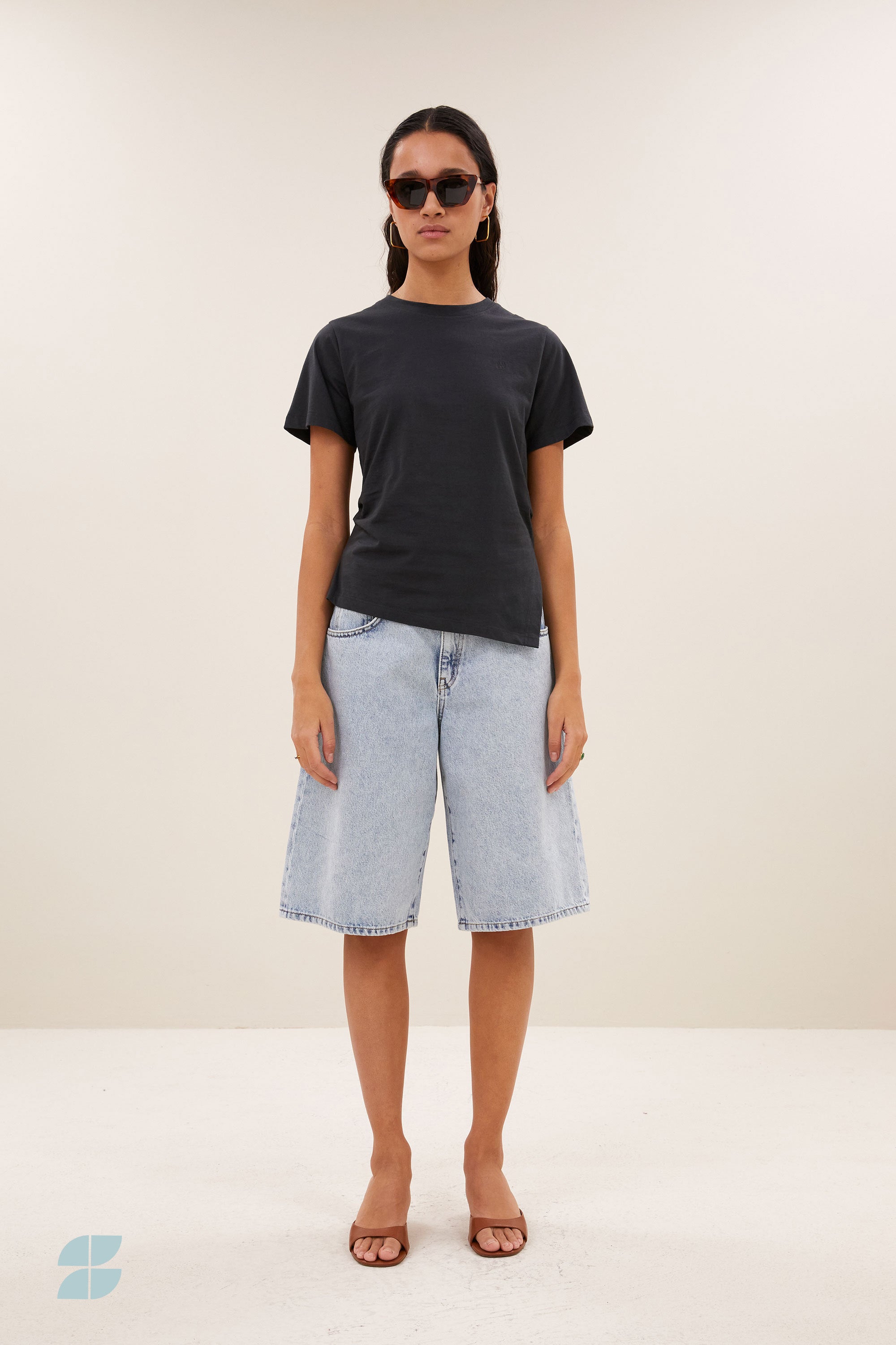 soho denim shorts | light denim
