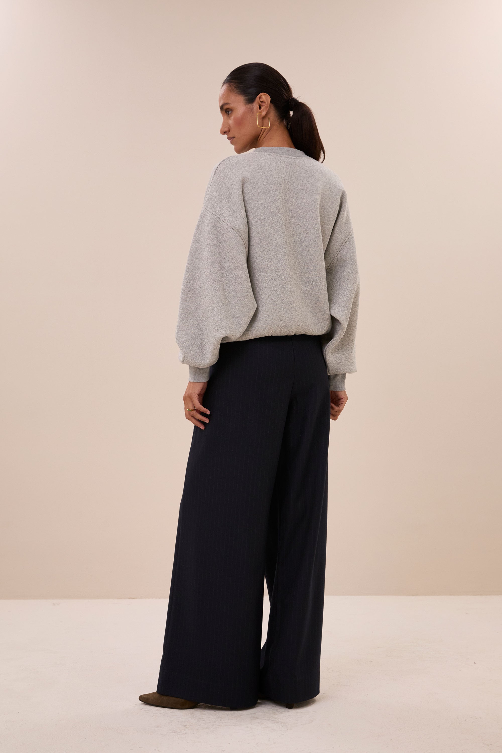 mimi sweater | mid grey melee