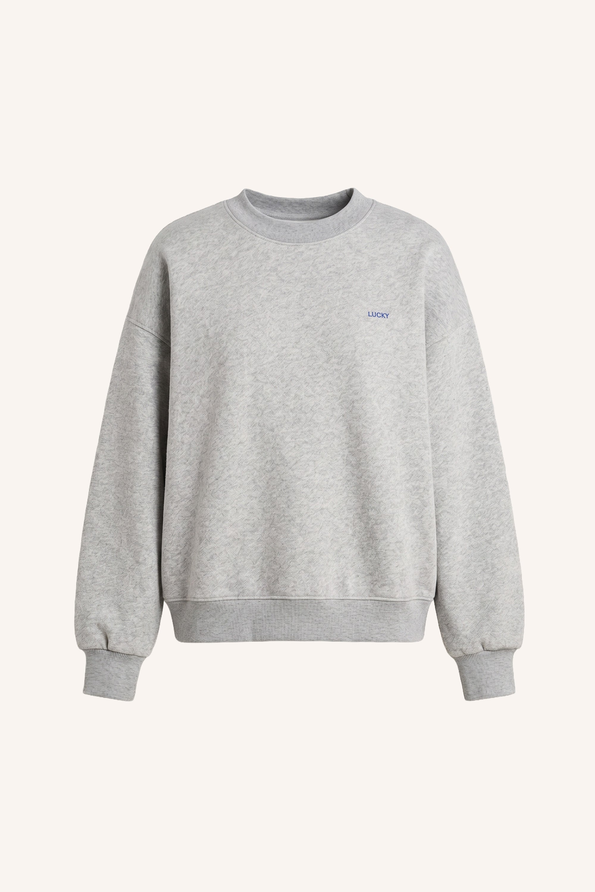 mimi-sweater-mid-grey-melee-all-time classic-katoen kwaliteit-tijdloze pasvorm-by-bar-detail