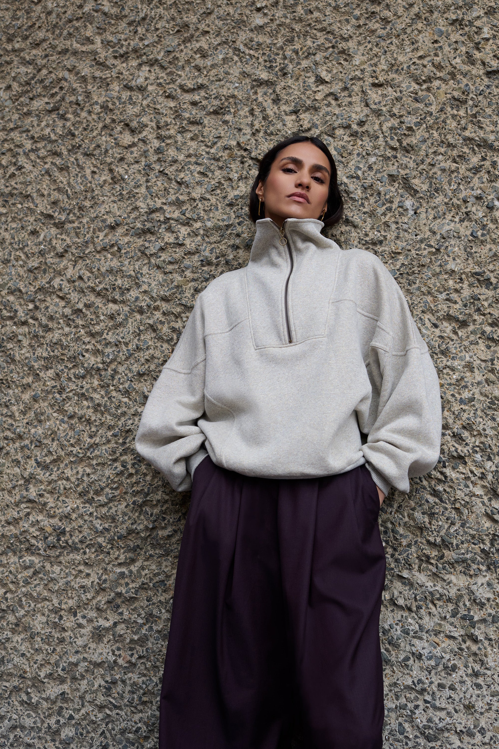 roos sparkle sweater | gold
