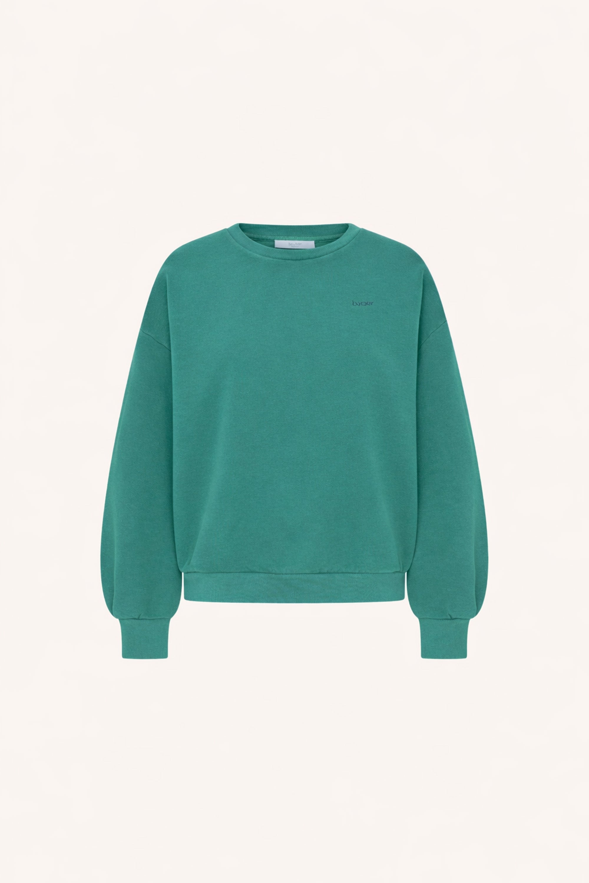 lili-lucky-sweater-frosty-green-comfortabele draagervaring-comfortabele pasvorm-losvallende pasvorm-by-bar-productfoto