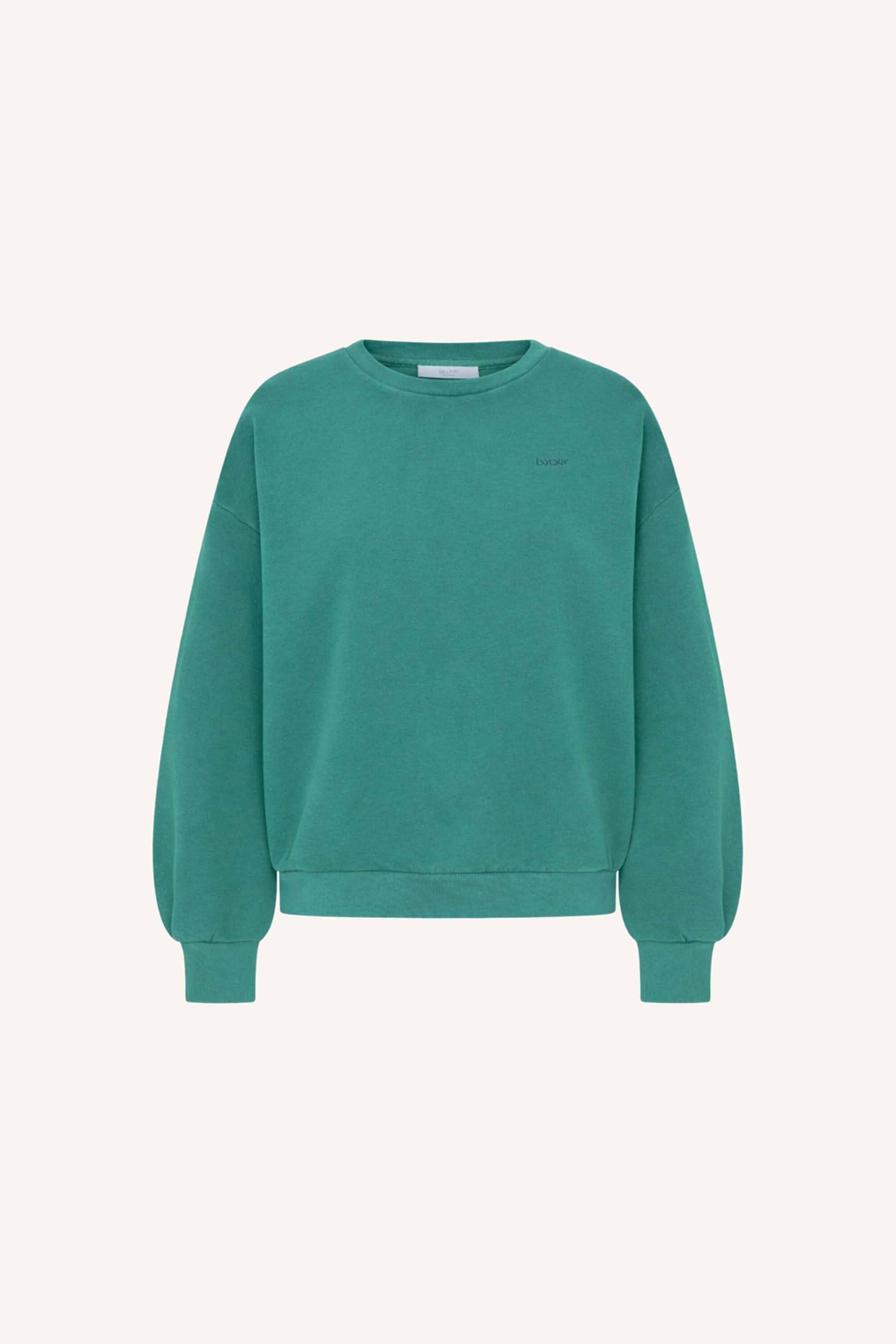 lili lucky sweater | frosty green