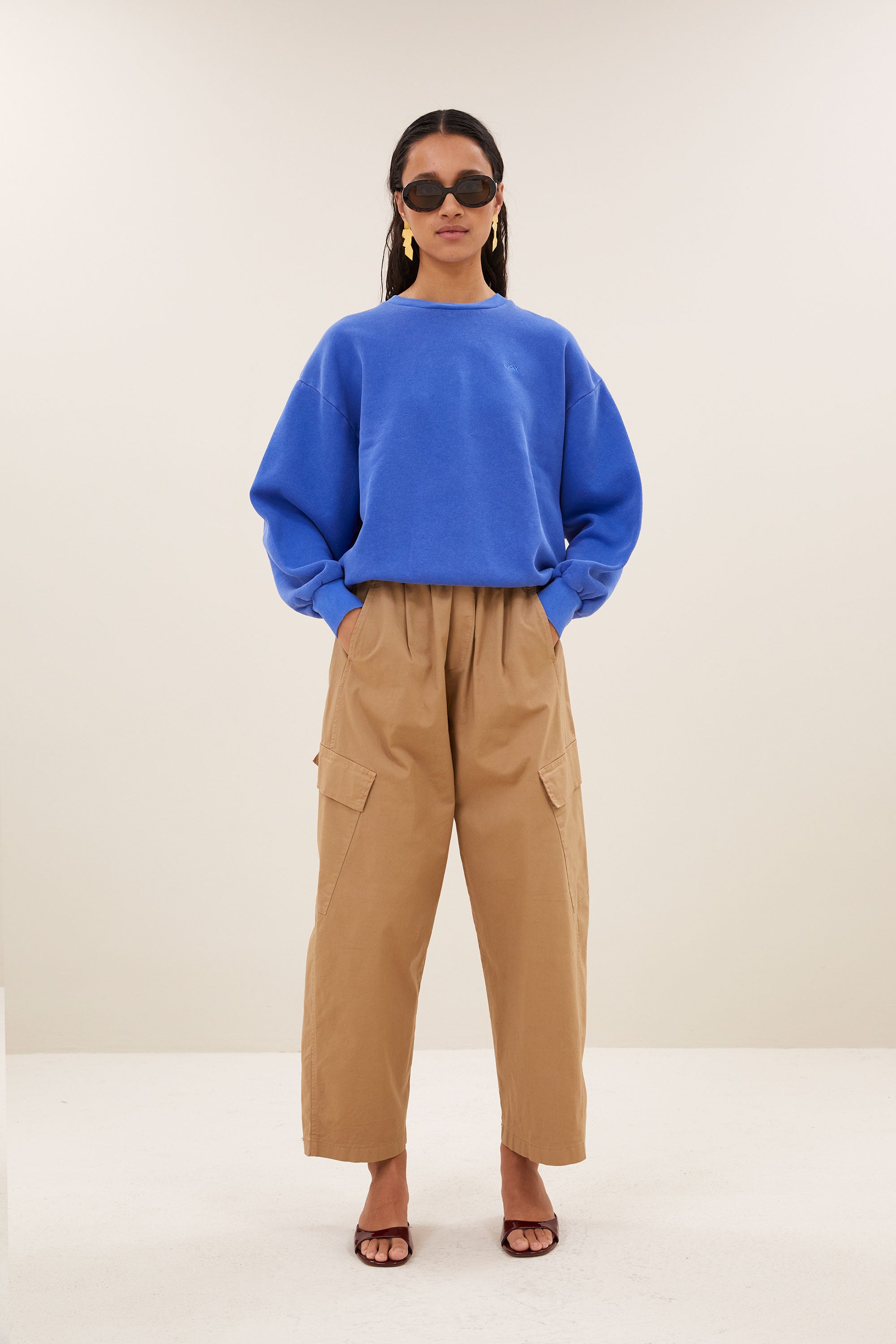 lili lucky sweater | azul blue