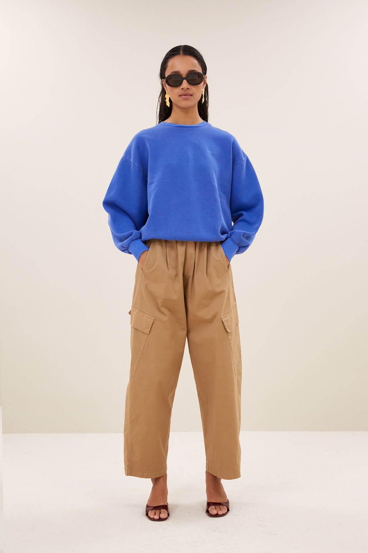 lili lucky sweater | azul blue