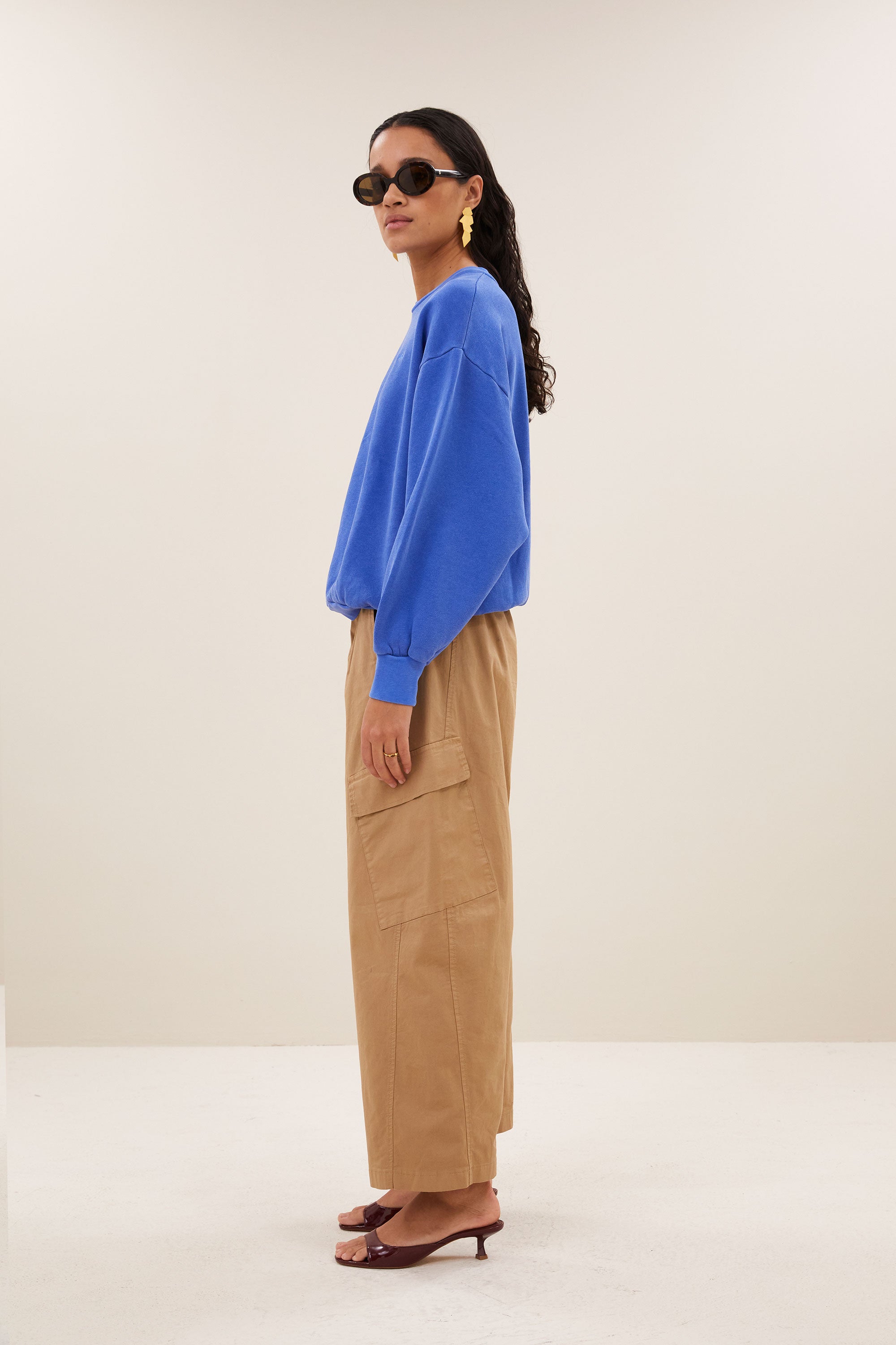 lili lucky sweater | azul blue