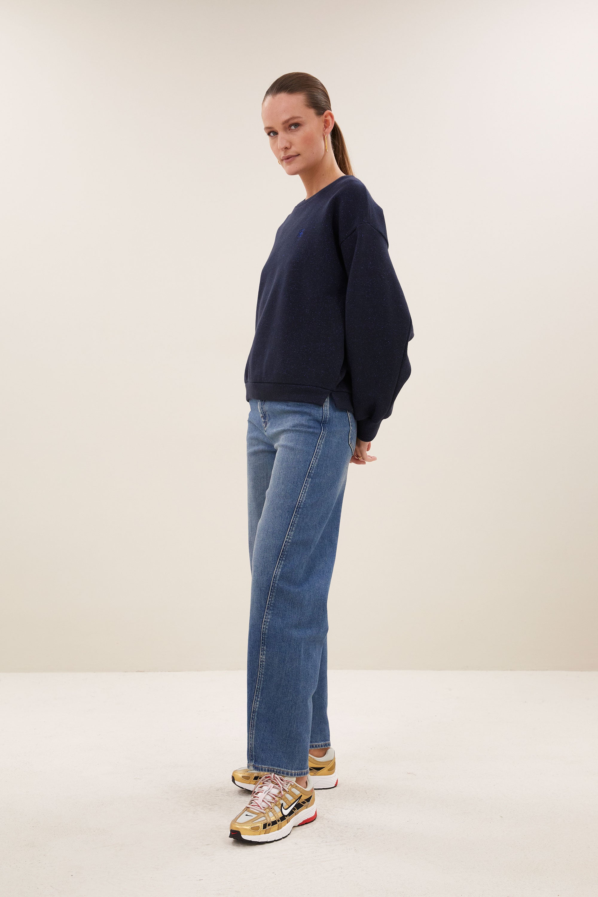 lili sparkle sweater | midnight