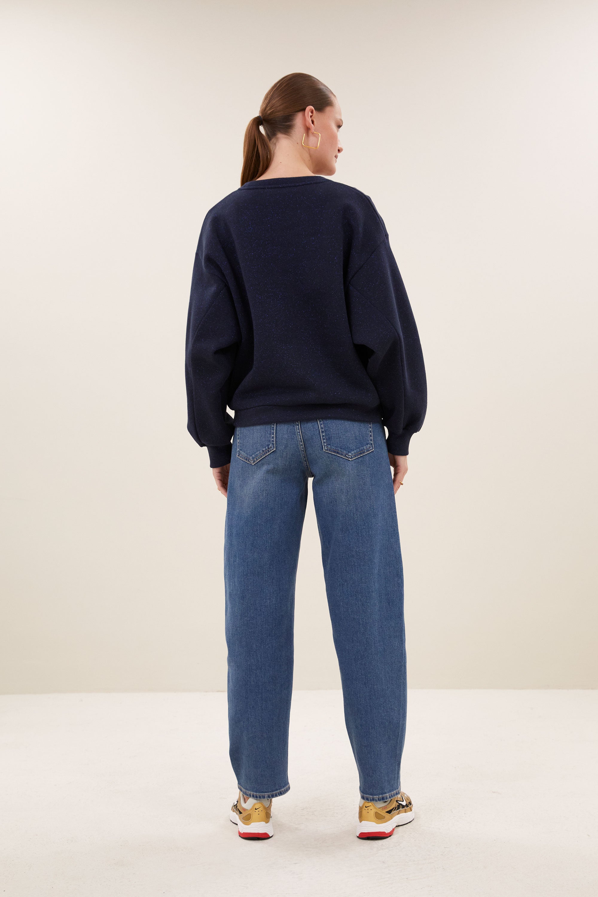 lili sparkle sweater | midnight