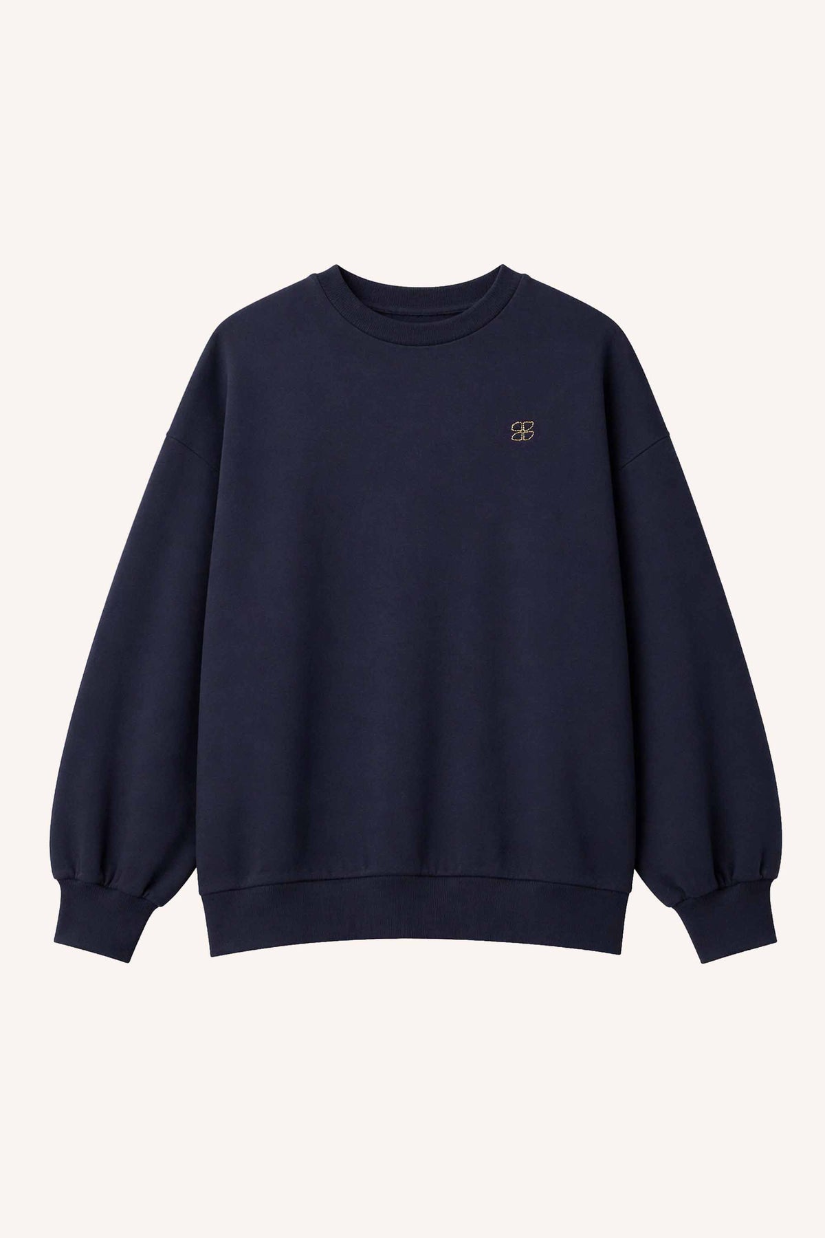 lili long sweater | uniform blue