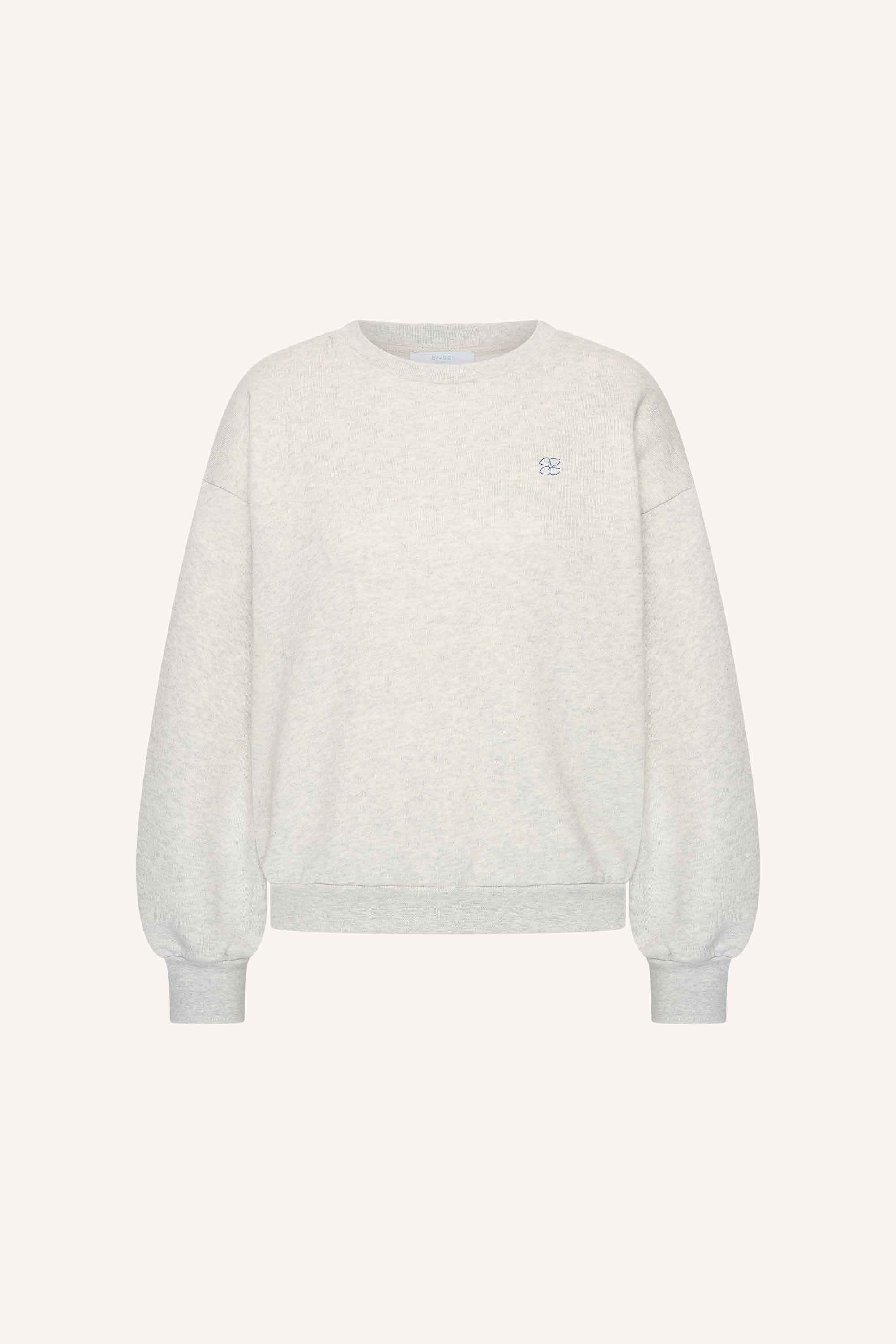 lili amor sweater | light grey melee
