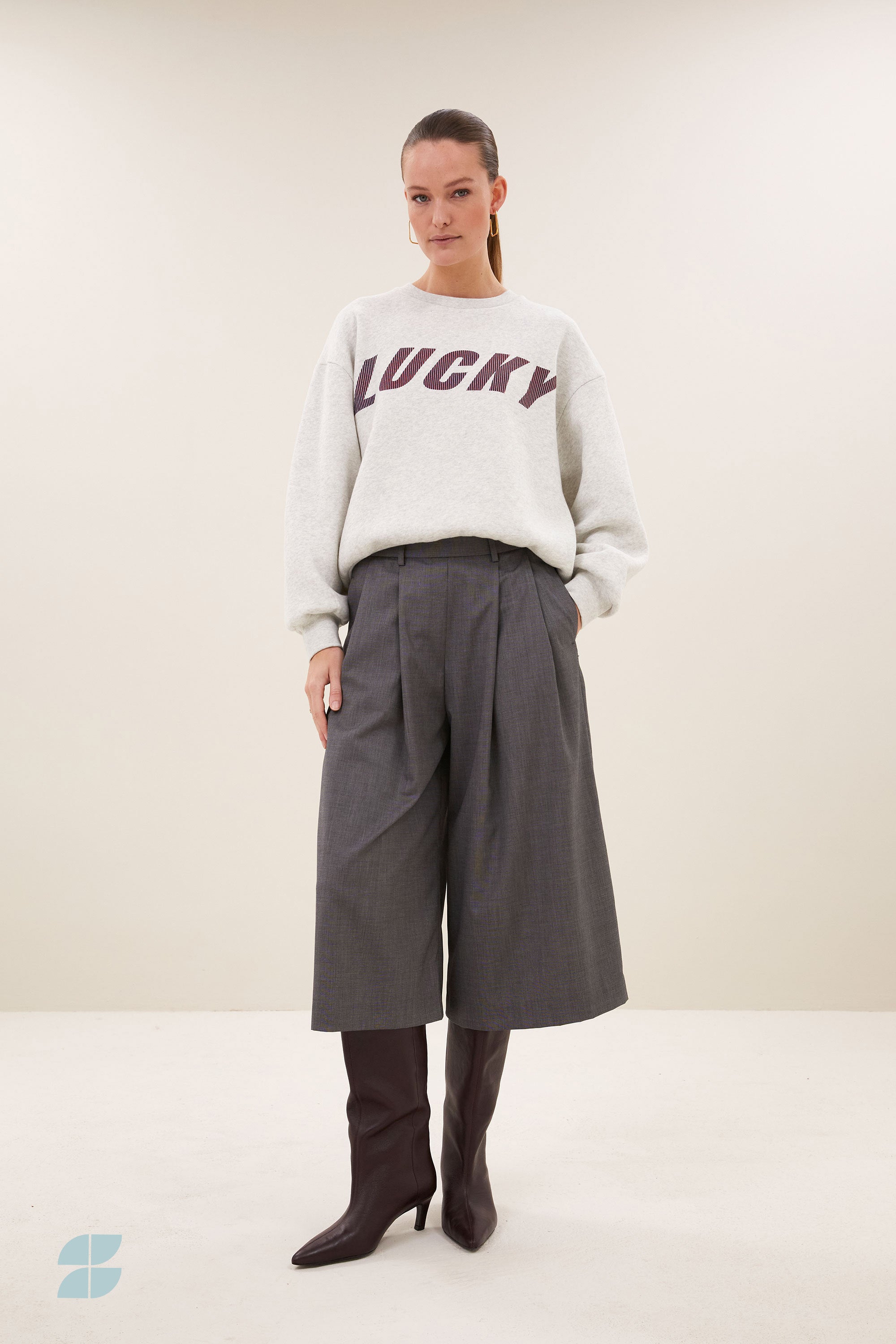 lili speed sweater | light grey melee