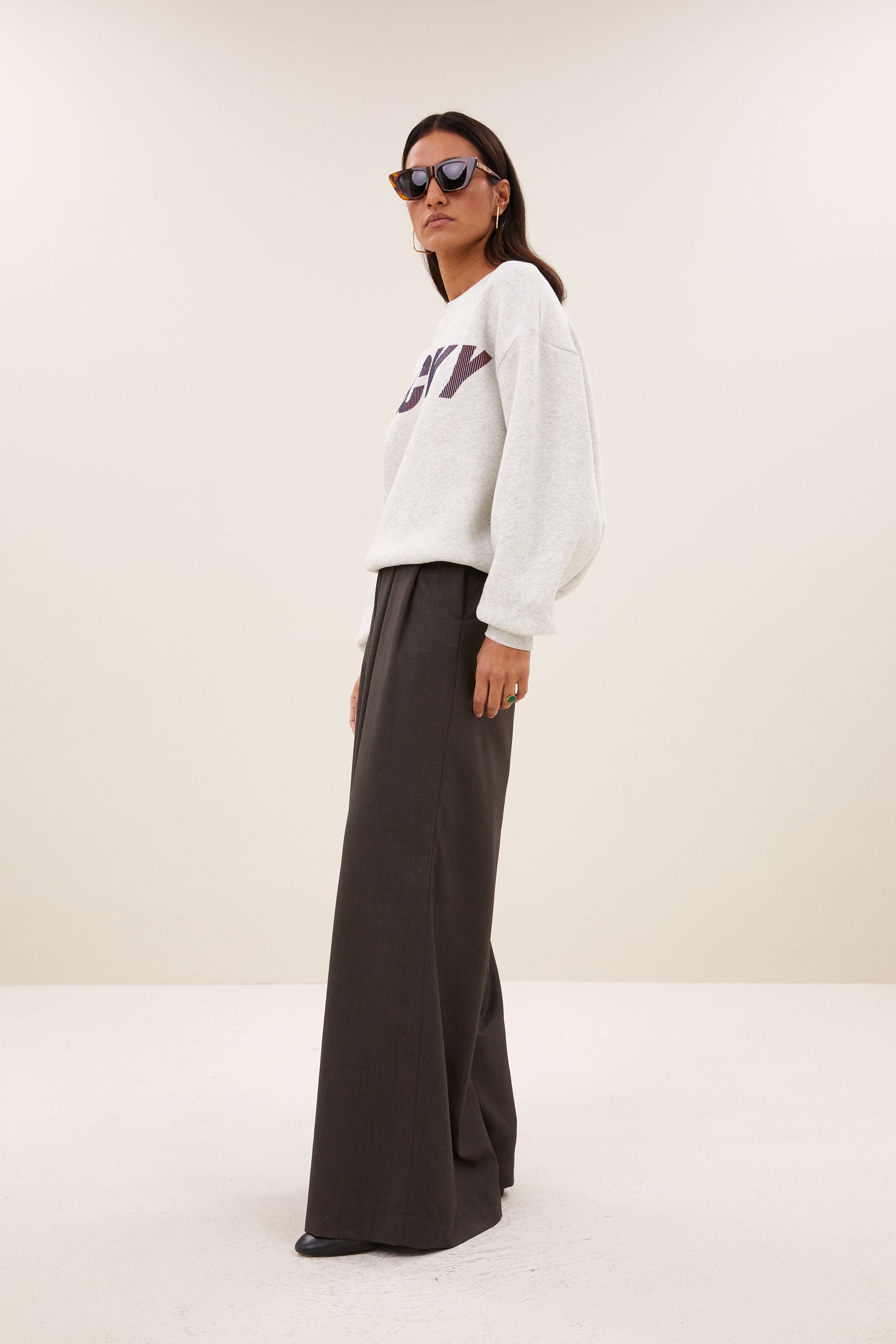lili speed sweater | light grey melee