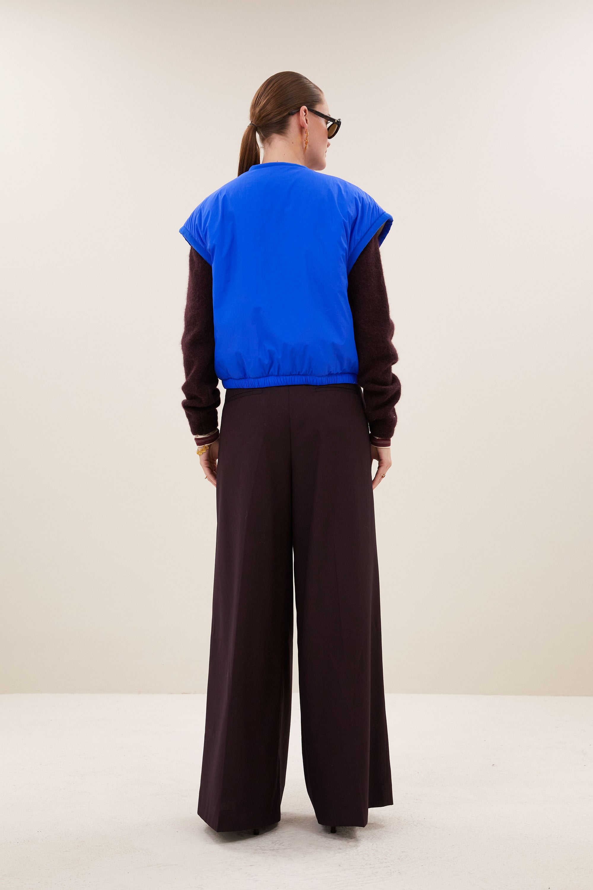 gio sleeveless jacket | kingsblue