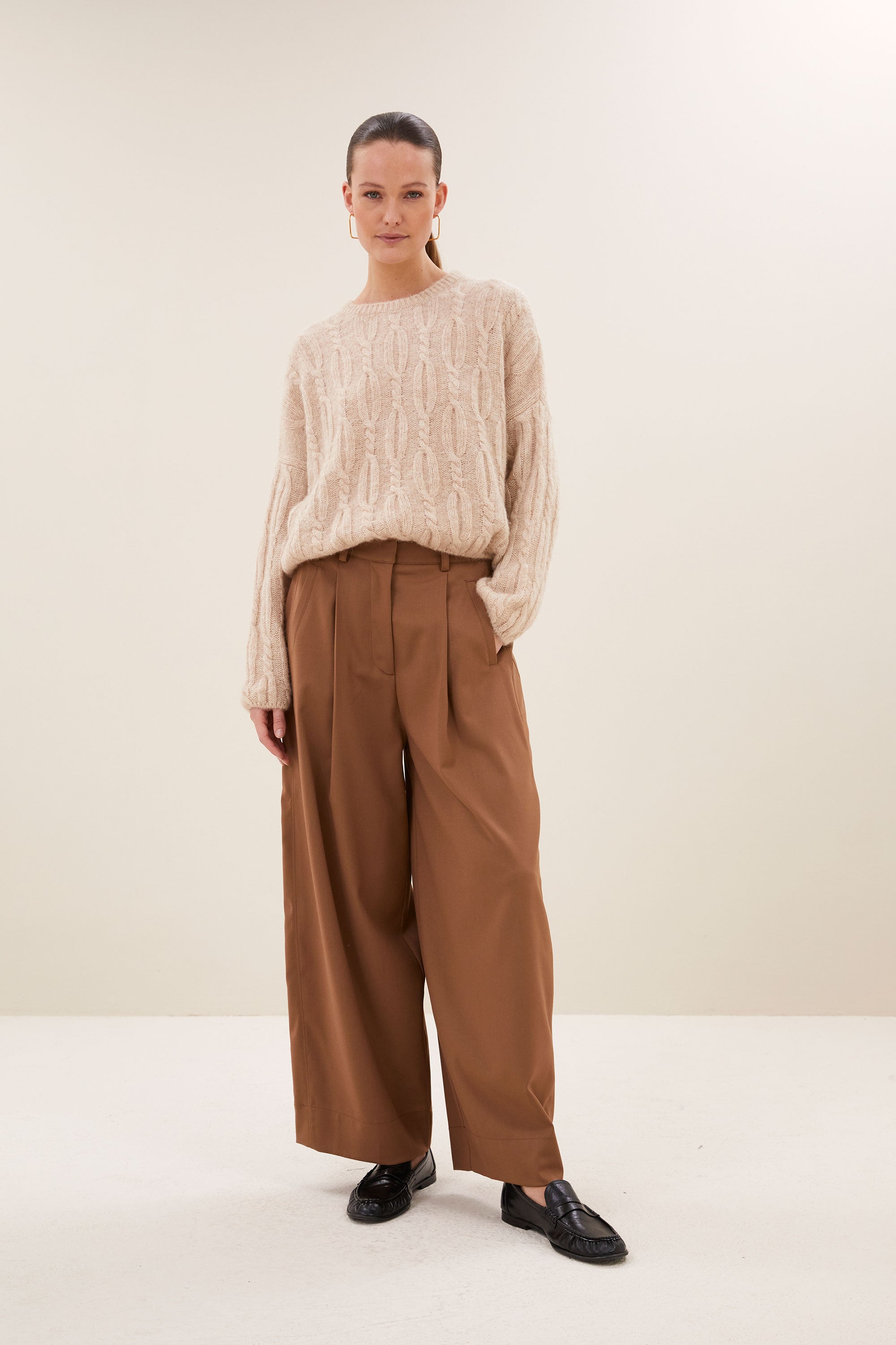 jule camel pants | camel