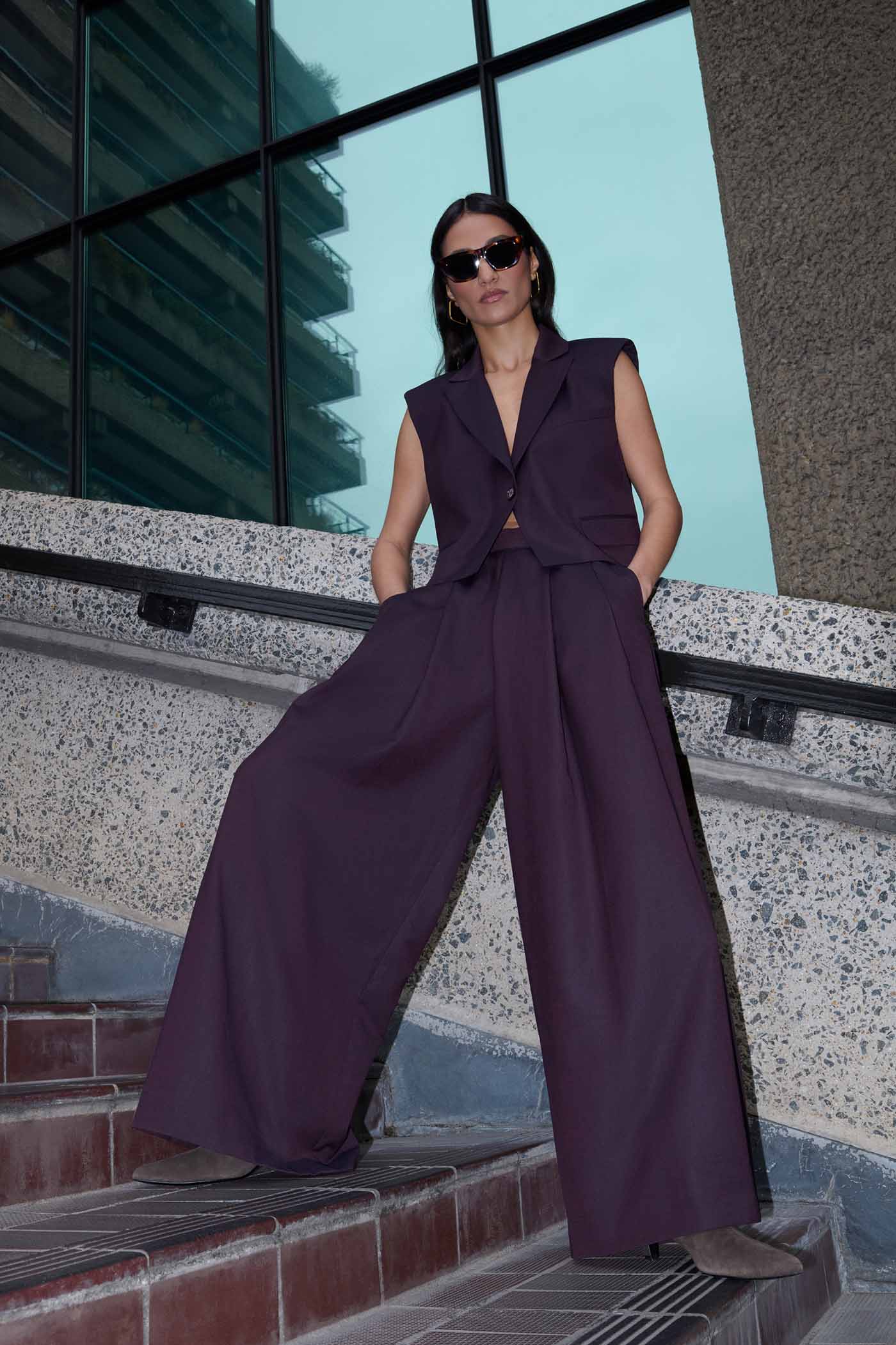 bobi gilet | dark wine