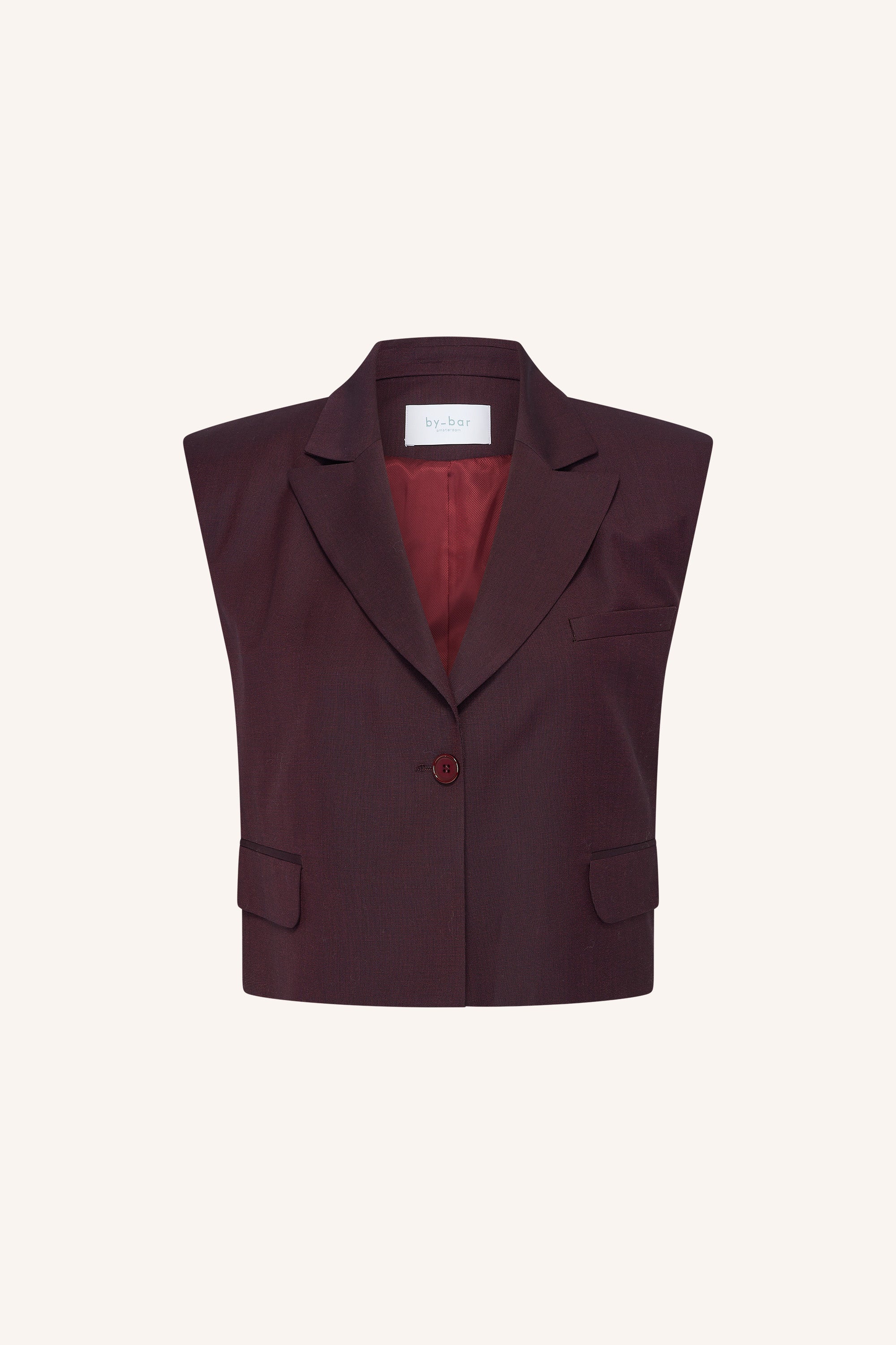 bobi gilet | dark wine