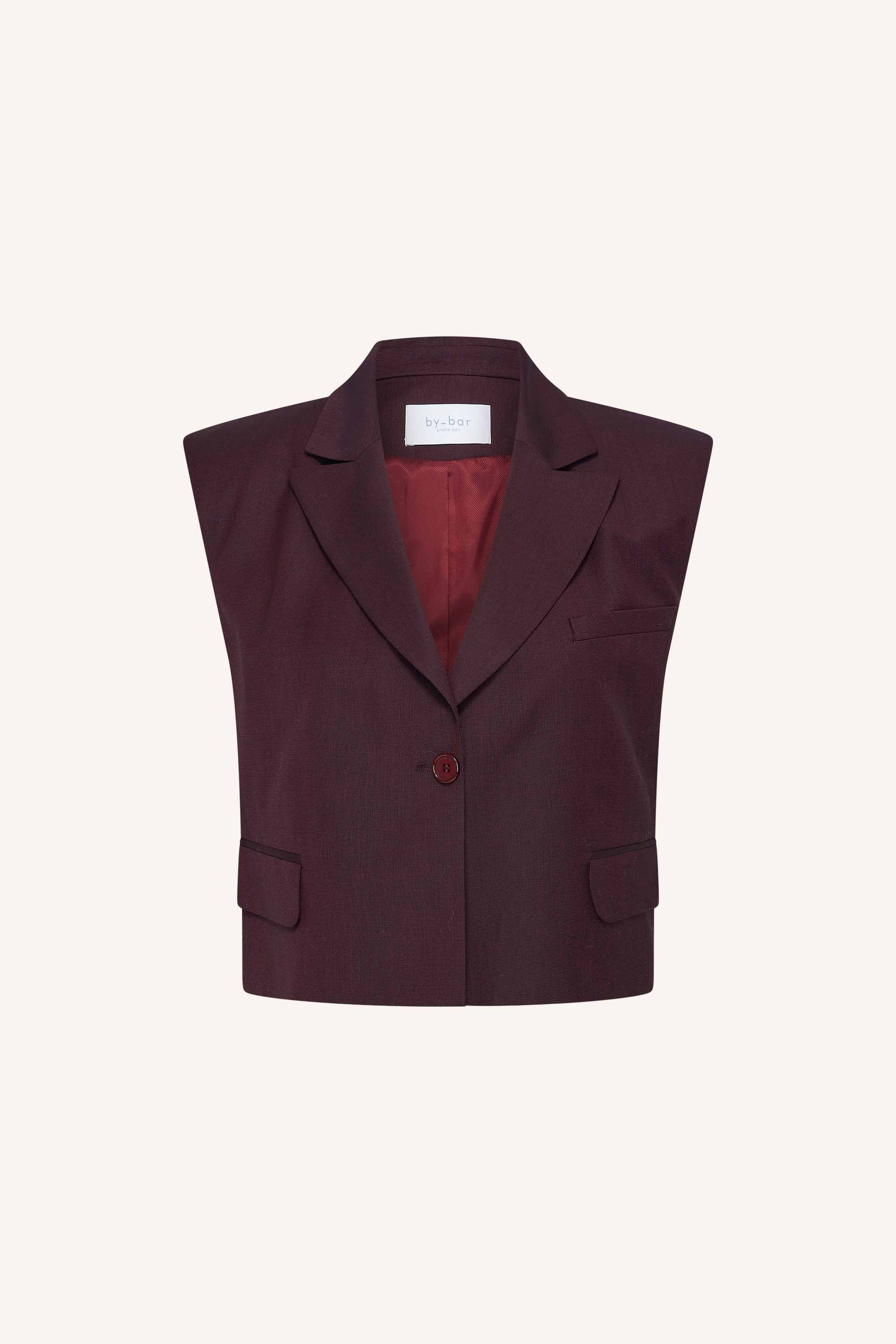 bobi gilet | dark wine